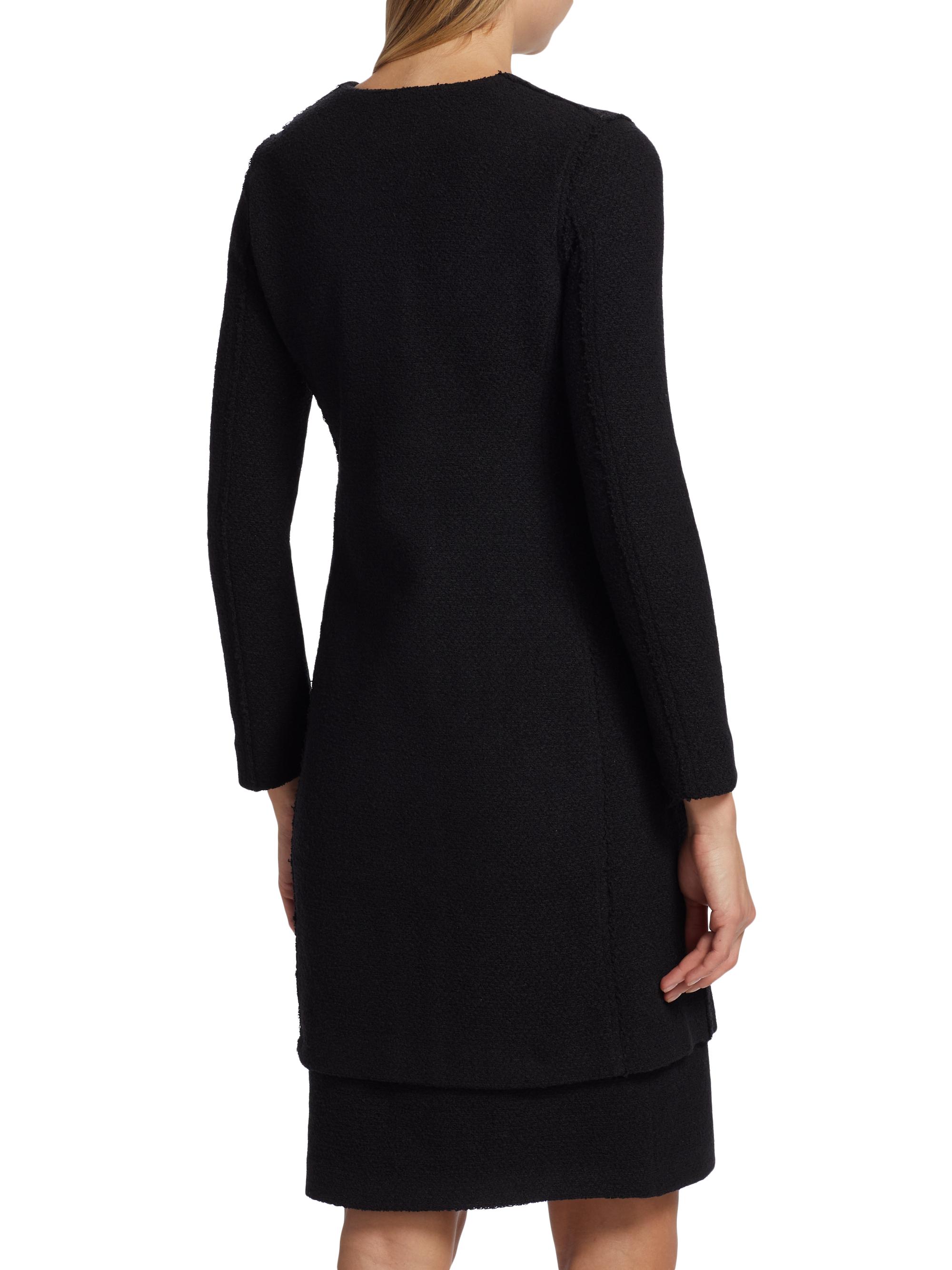 St. John Bouclé Twill Topper Jacket | Saks Fifth Avenue