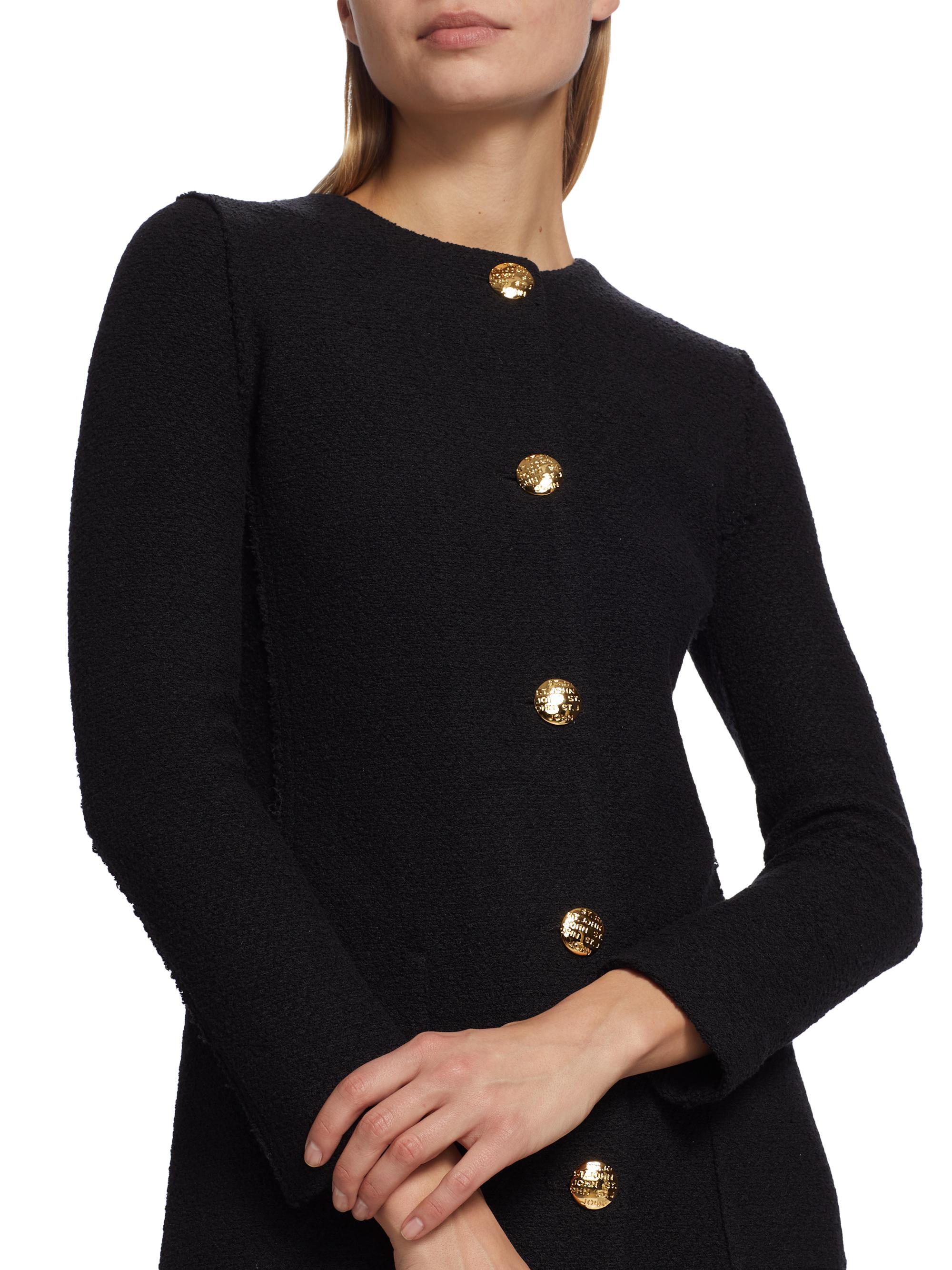 St. John Bouclé Twill Topper Jacket | Saks Fifth Avenue