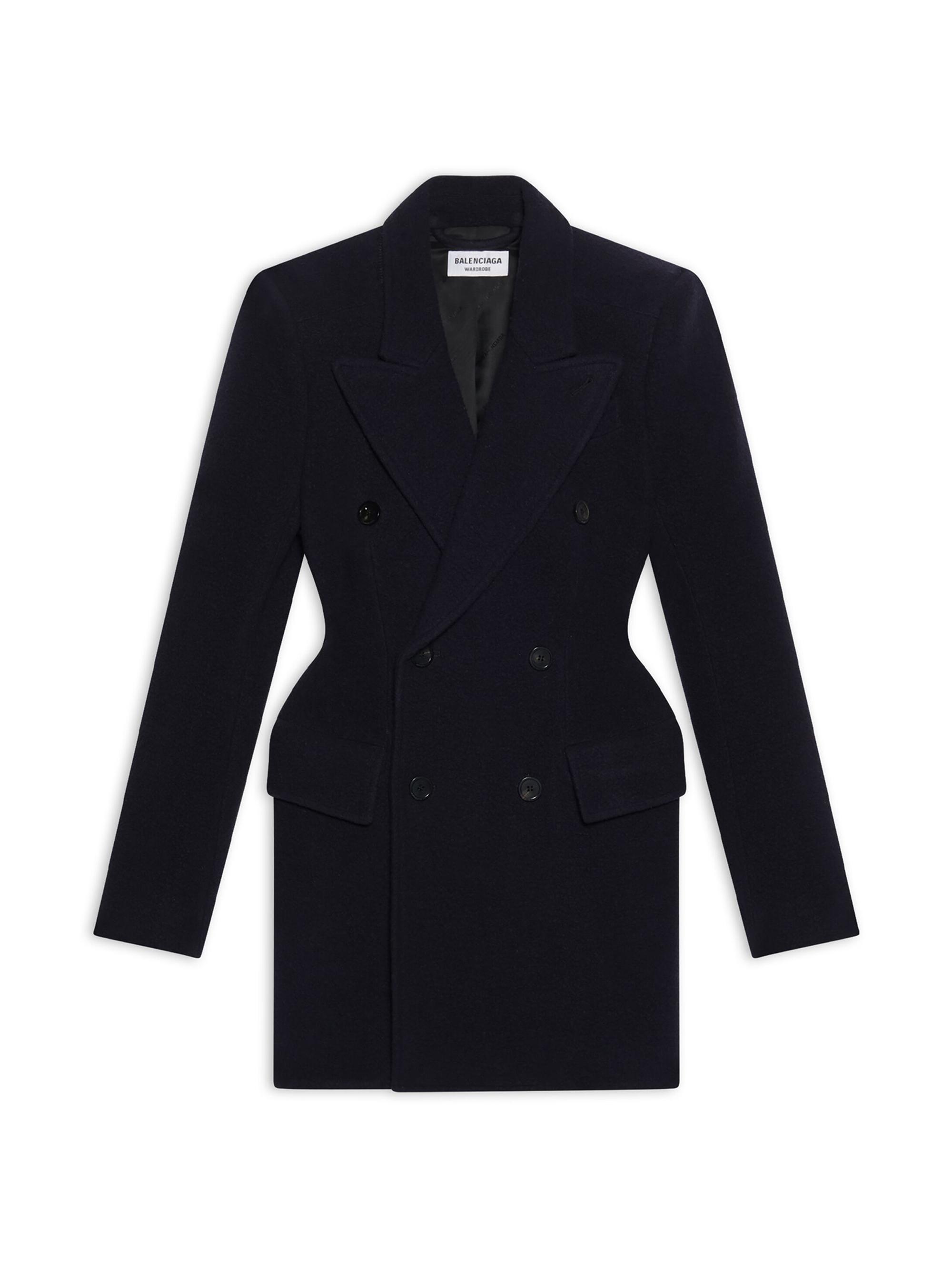 Balenciaga Women's Hourglass Blazer - Dark Navy