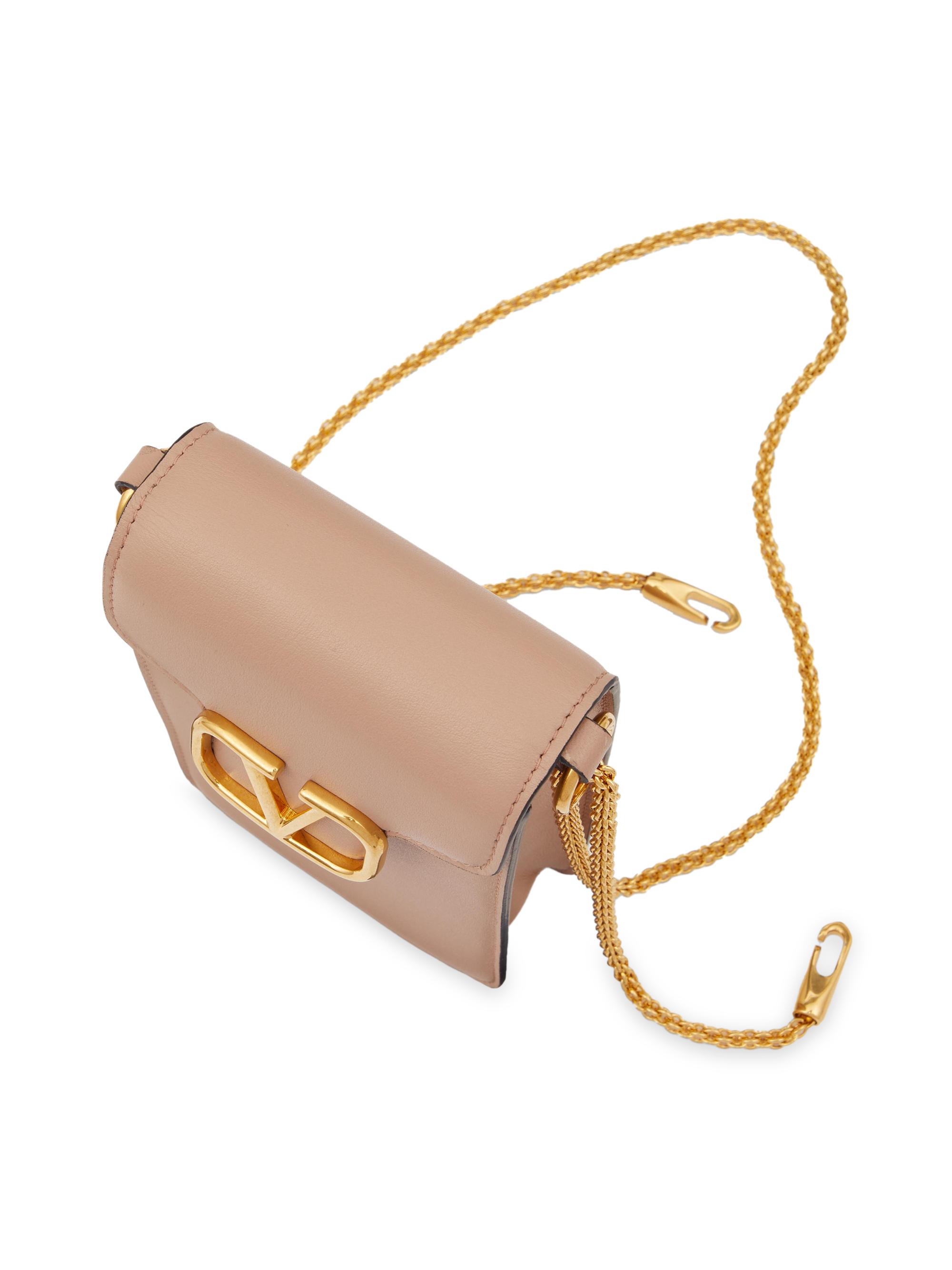 Valentino Garavani Locò Calfskin Phone Case with Chain