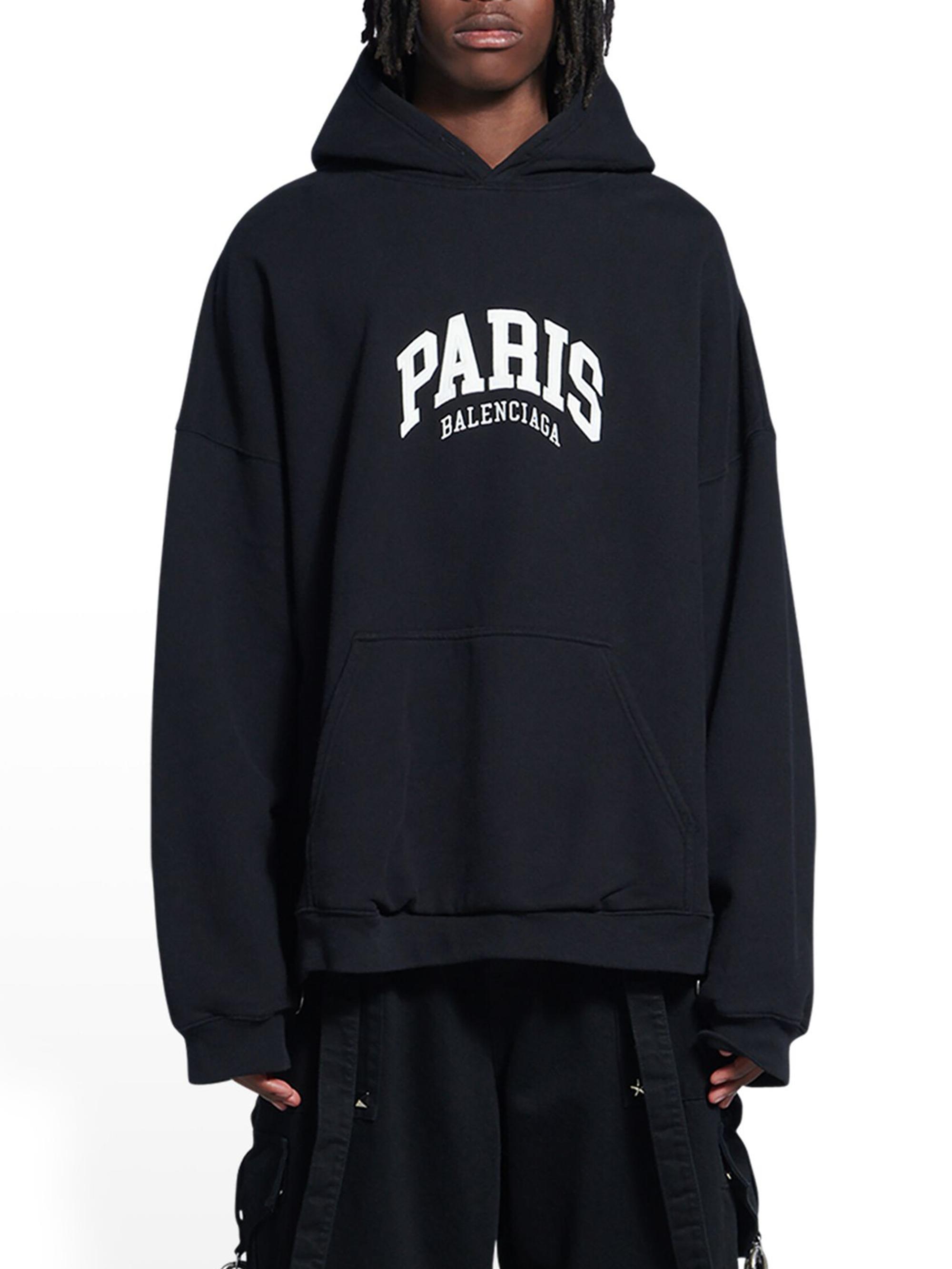 正規Balenciaga Cities Paris Hoodie パーカー