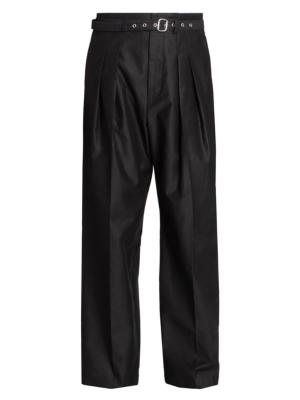 Ernest W. Baker Black Pleated Trousers