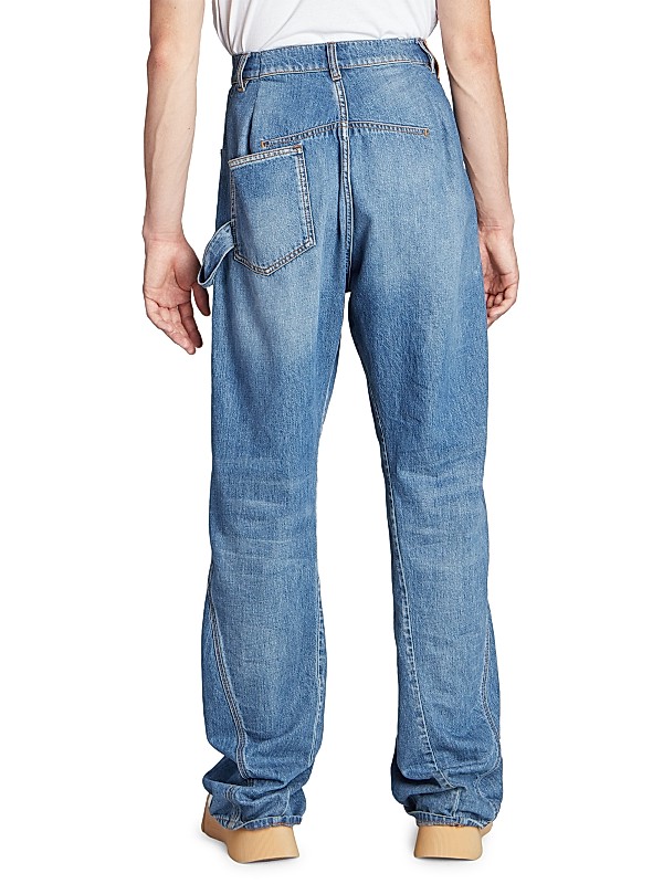 Shop JW Anderson Twisted Denim Workwear Jeans | Saks Fifth Shop JW Anderson Twisted Denim Workwear Jeans | Saks Fifth
