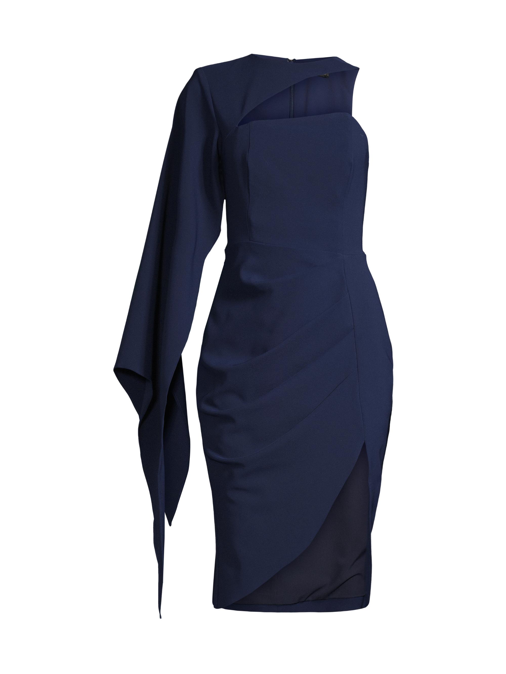 Hot lavish alice navy cape dress Shop