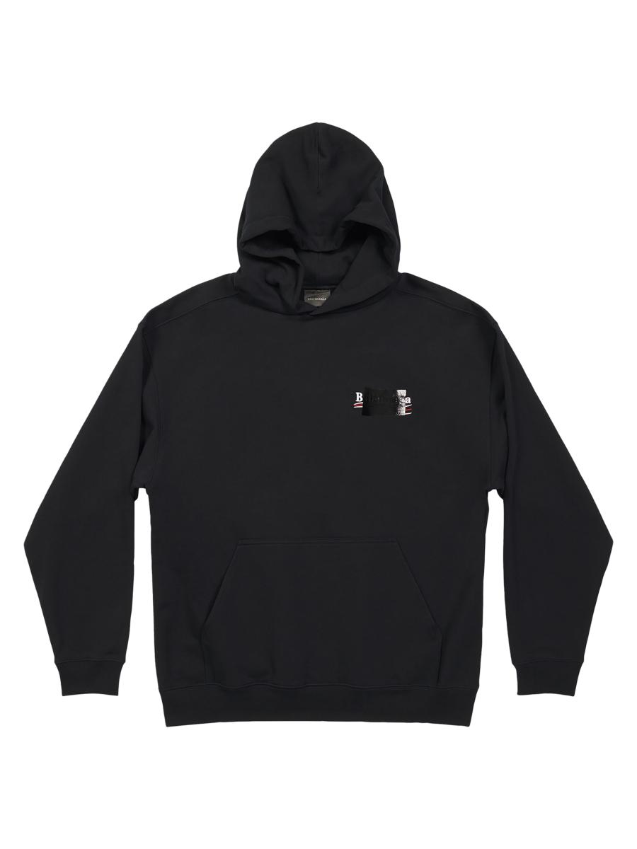パーカー・フーディ Balenciaga 3B Liquified Black Faded Sweatshirt Balenciaga 3B Liquified Black Faded Sweatshirt | TheDoubleF