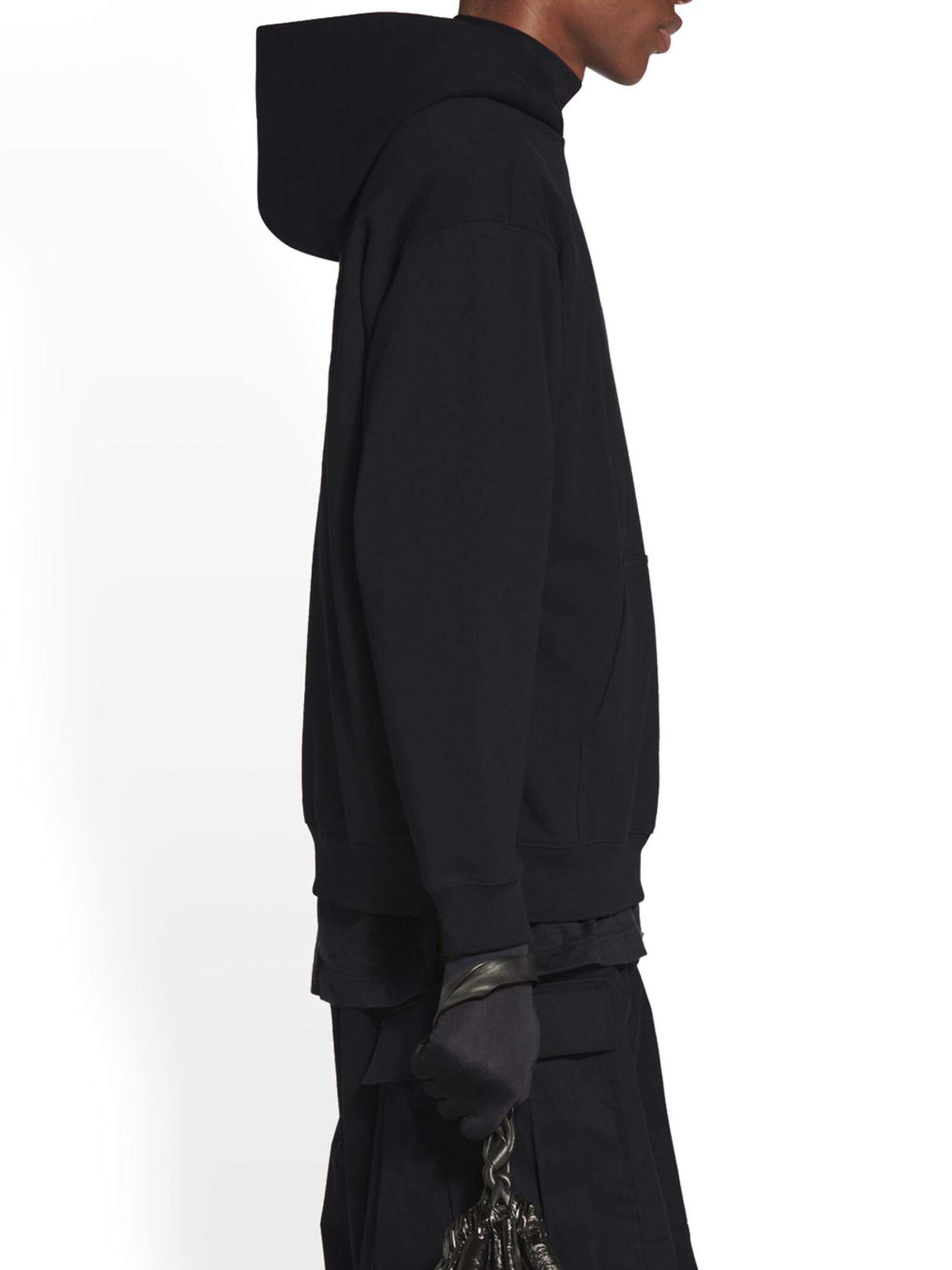 トップス BALENCIAGA 22AW Gaffer Hoodie Balenciaga Black Gaffer Zip Hoodie Balenciaga