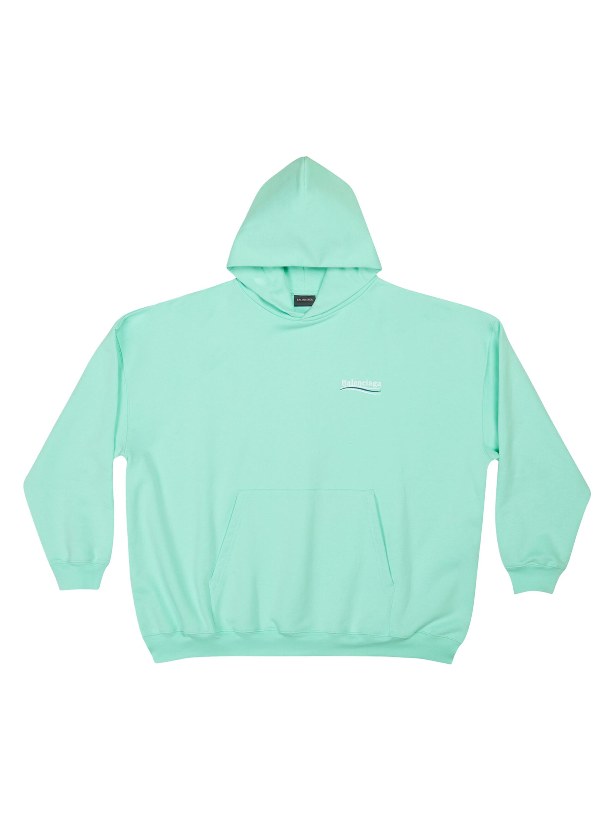 トップス balenciaga Campaign Logos hoodie xs Balenciaga Political Campaign Logo Popover Hoodie Black