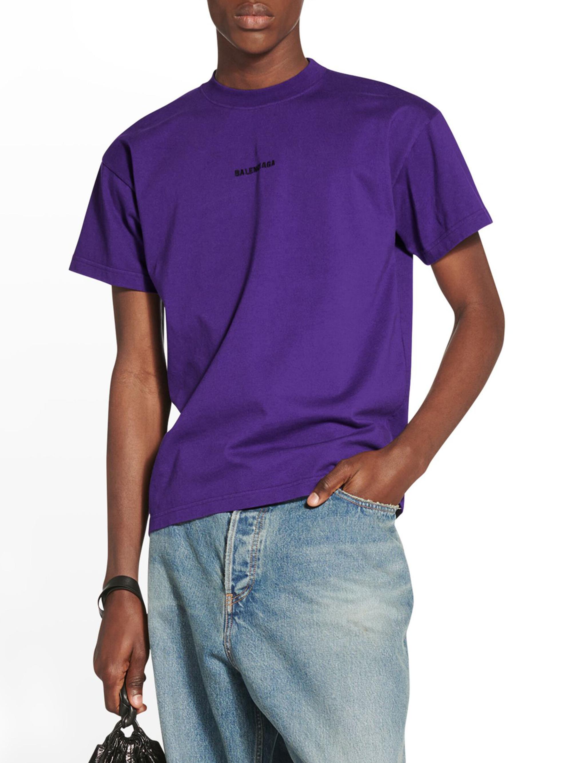 Balenciaga Balenciaga Back T-shirt Medium Fit | Saks Fifth Avenue