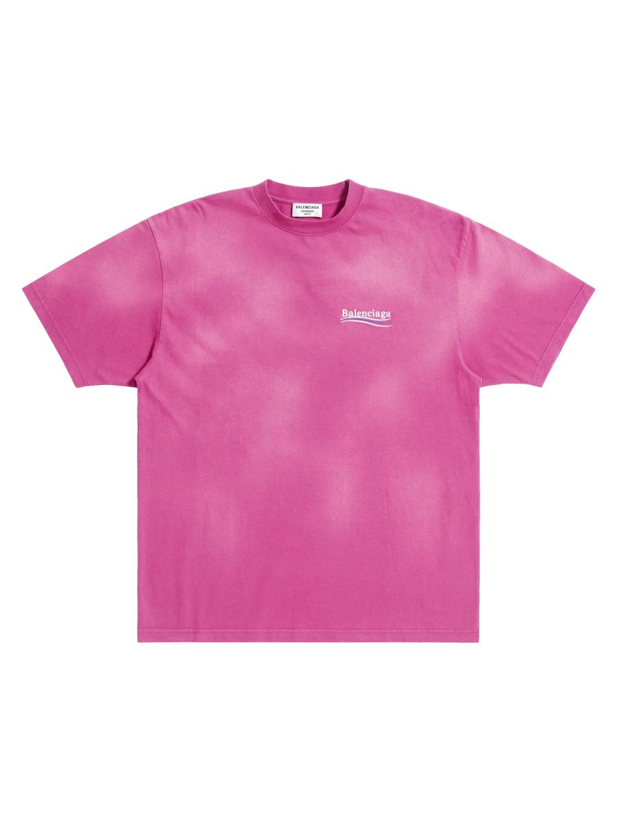 早期完売★BALENCIAGA POLITICAL CAMPAIGN 長袖Tシャツ★New Balenciaga Political Campaign Layered T-Shirt 'Grey