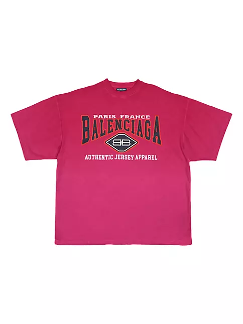 Shop Balenciaga B Authentic T-shirt Large Fit | Saks Fifth Avenue