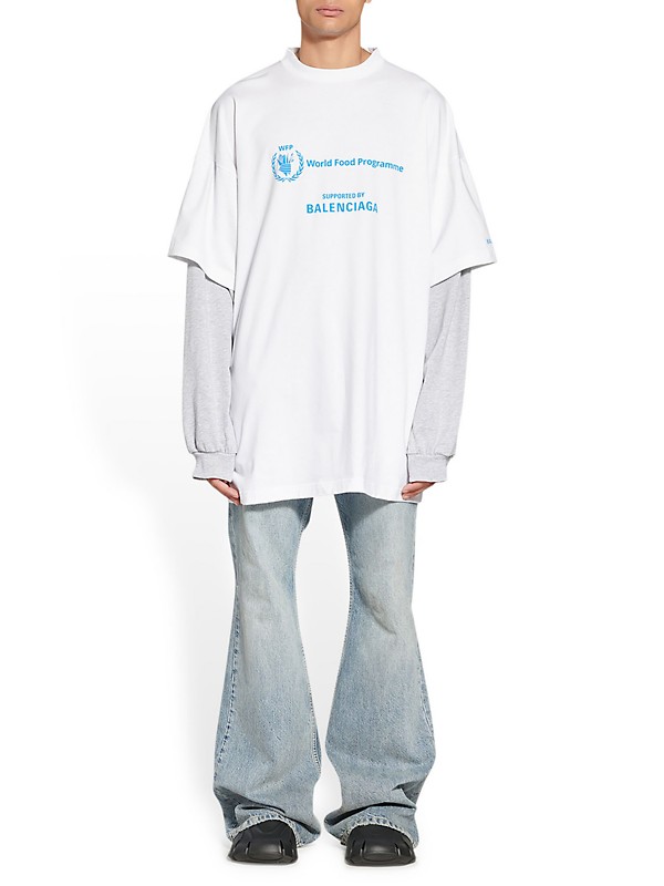 Shop Balenciaga WFP Double Sleeves T-shirt | Saks Fifth Avenue Shop Balenciaga WFP Double Sleeves T-shirt | Saks Fifth Avenue