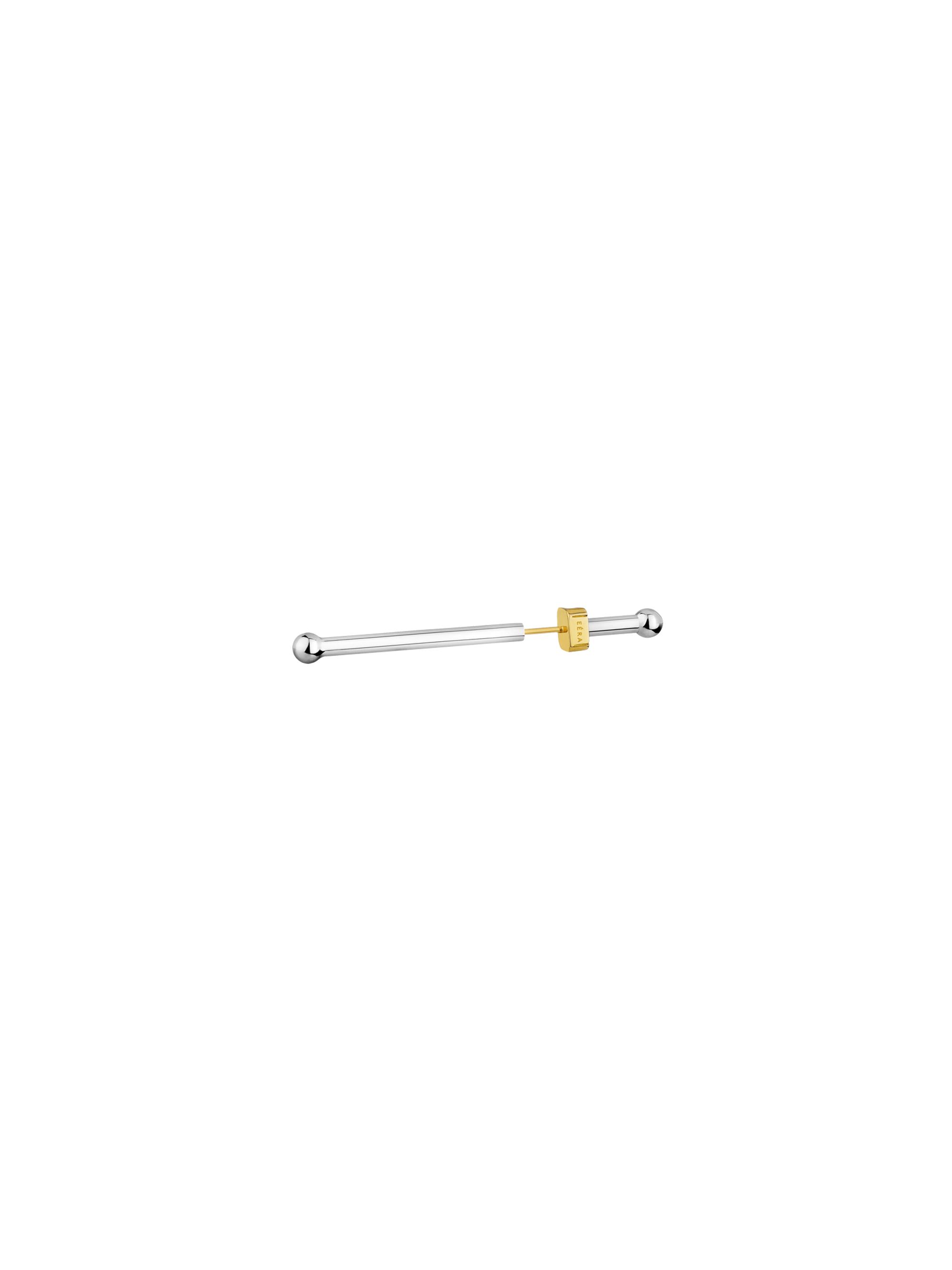 Eéra Women's Maga Circe 18K White & Yellow Gold Long Piercing Single Earring - White Gold Yellow Gold