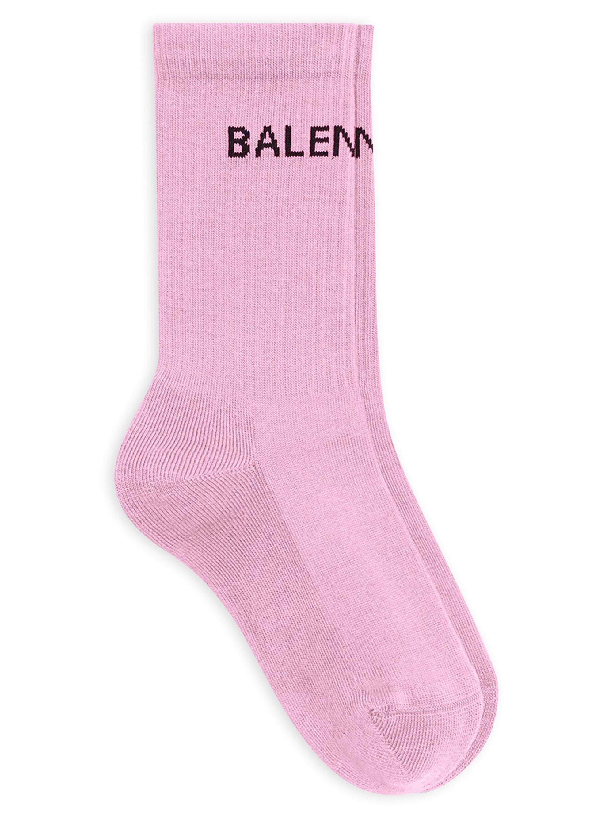Balenciaga Women's  Tennis Socks - Rose Black