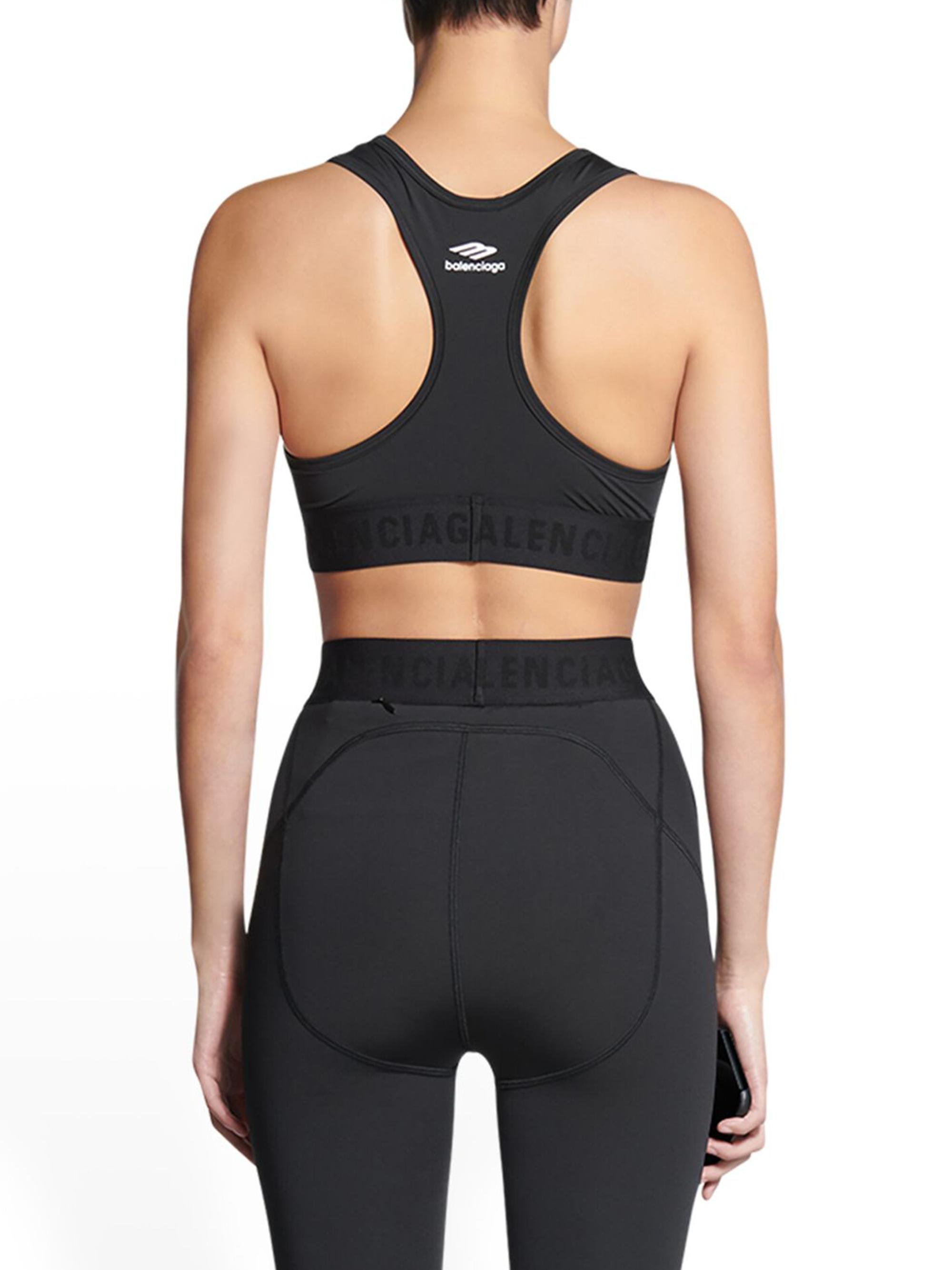 Balenciaga 3b Sports Icon Athletic Sports Bra | Saks Fifth Avenue