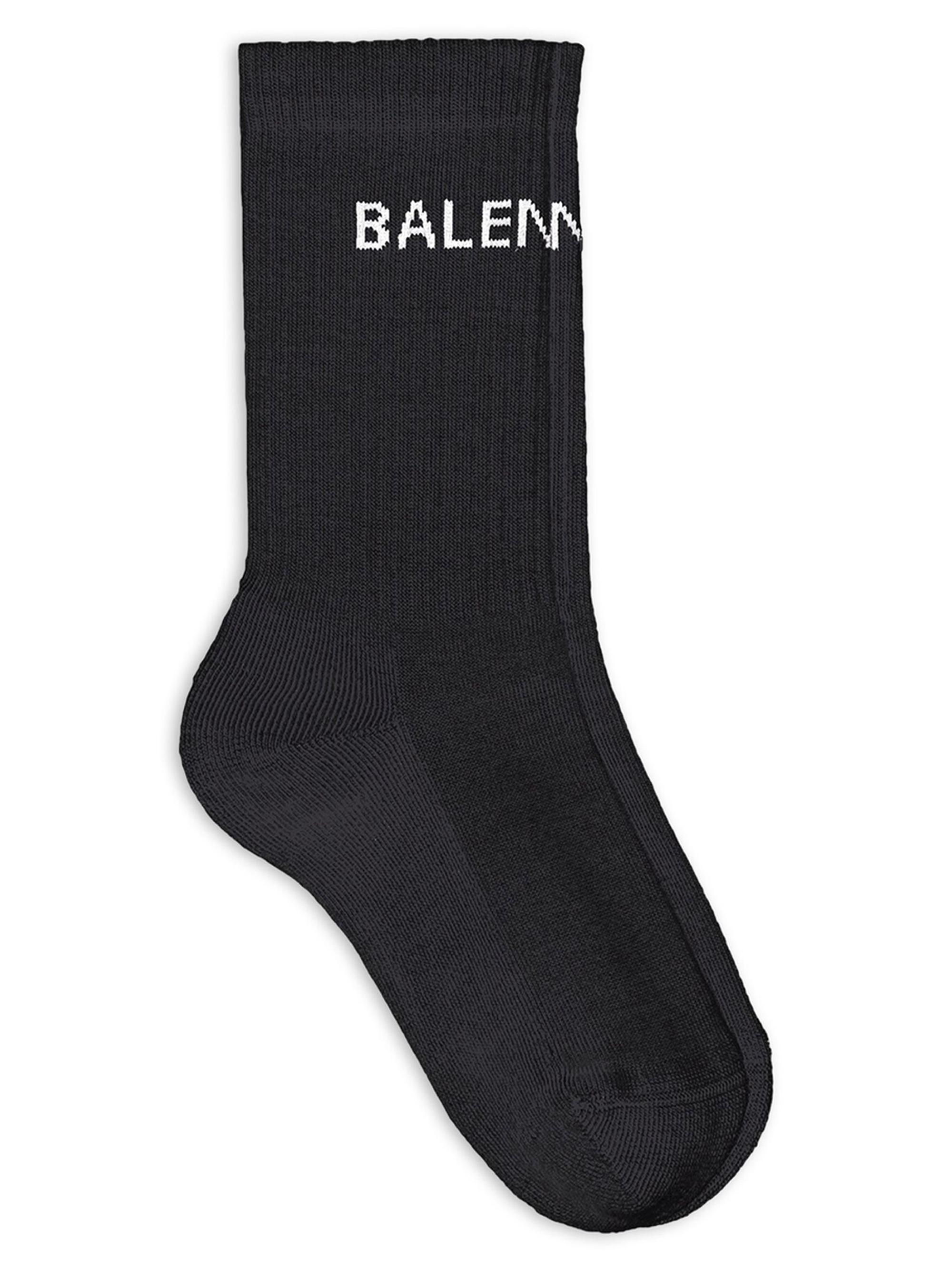 Balenciaga Women's  Socks - White Black