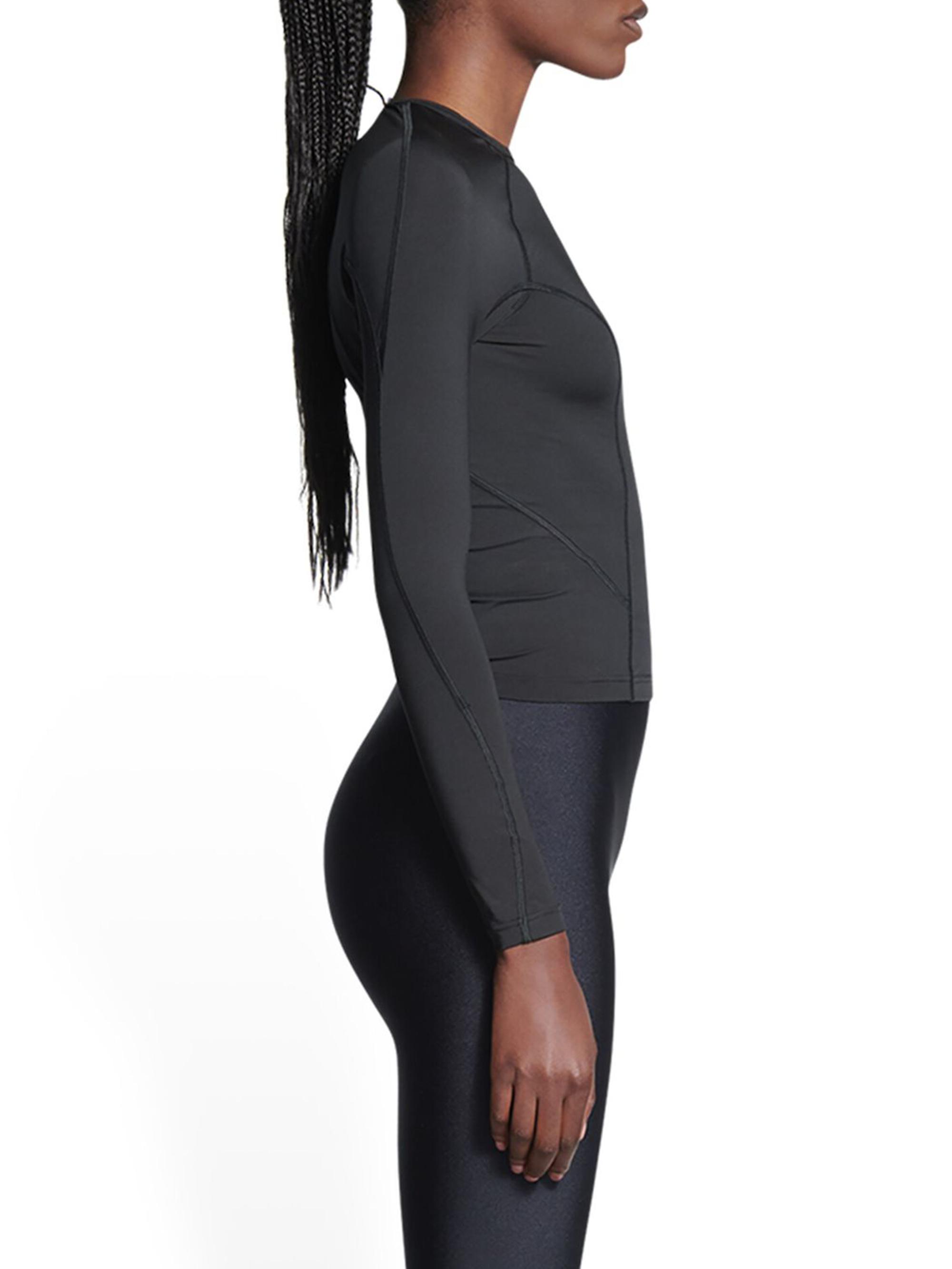 Balenciaga 3B Sports Icon Fitted Long Sleeve Top | Saks Fifth Avenue