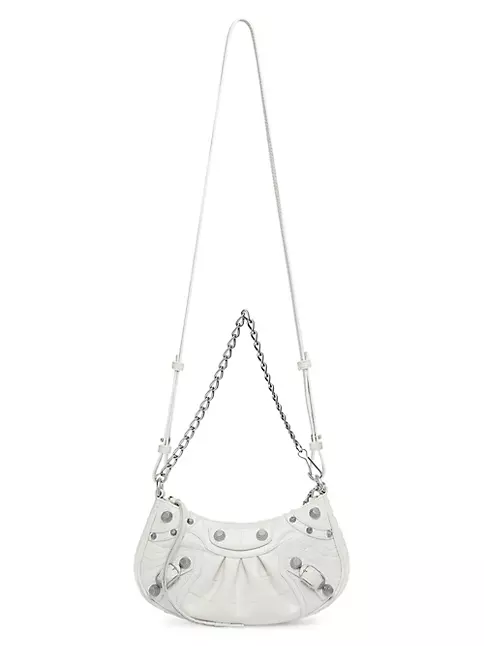 Women's Le Cagole Mini Bag With Chain in Off White