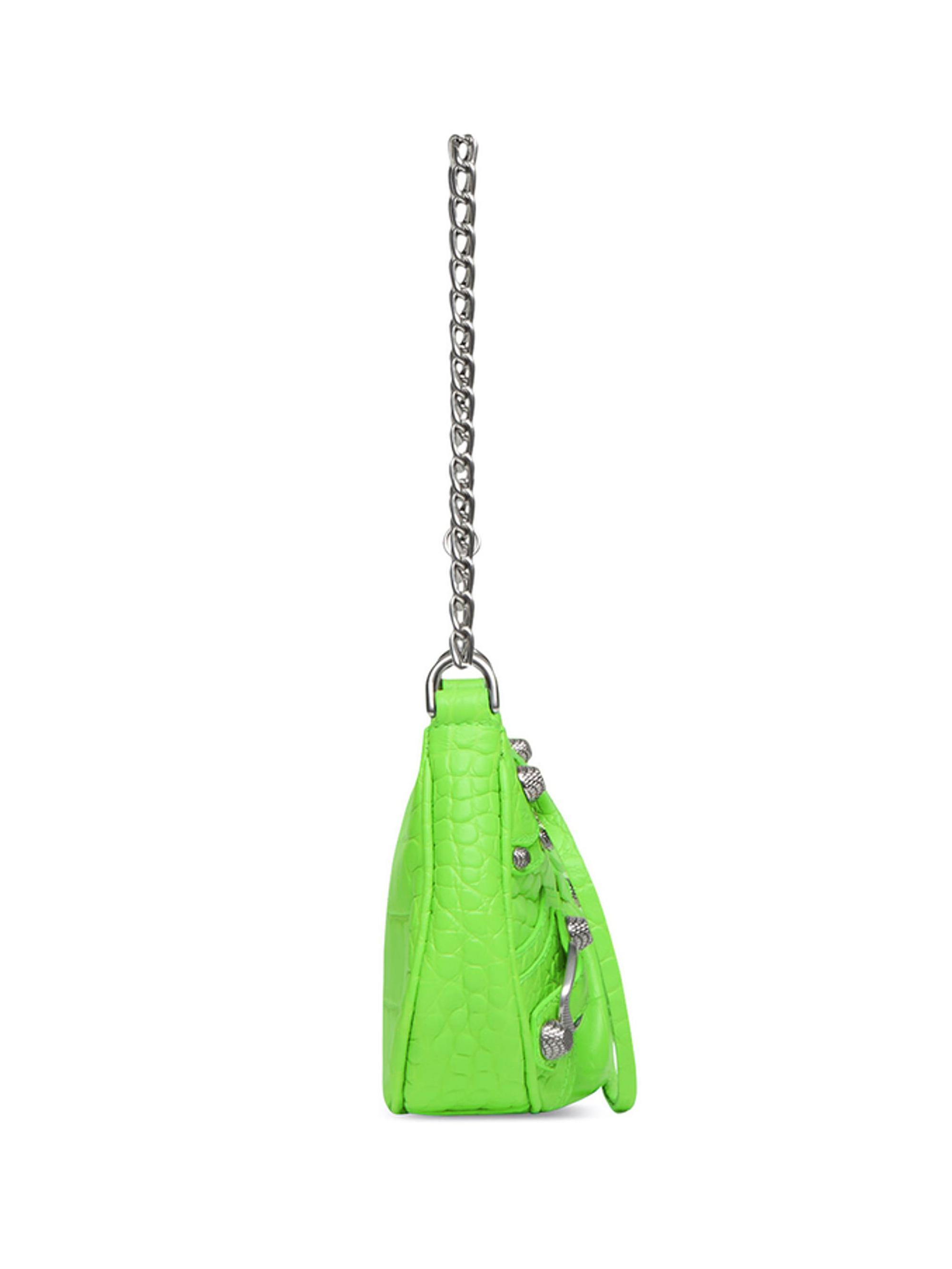 Balenciaga Le Cagole Mini Bag With Chain Crocodile Embossed | Saks