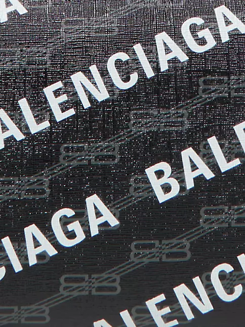 Signature Medium Camera Bag Bb Monogram Coated Canvas in Black