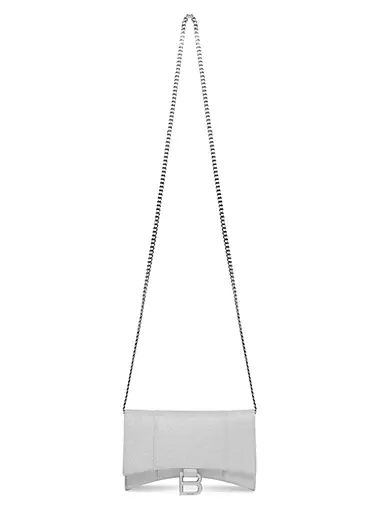 Majestic Silver Designer Handbag Stool by STYLNN® 
