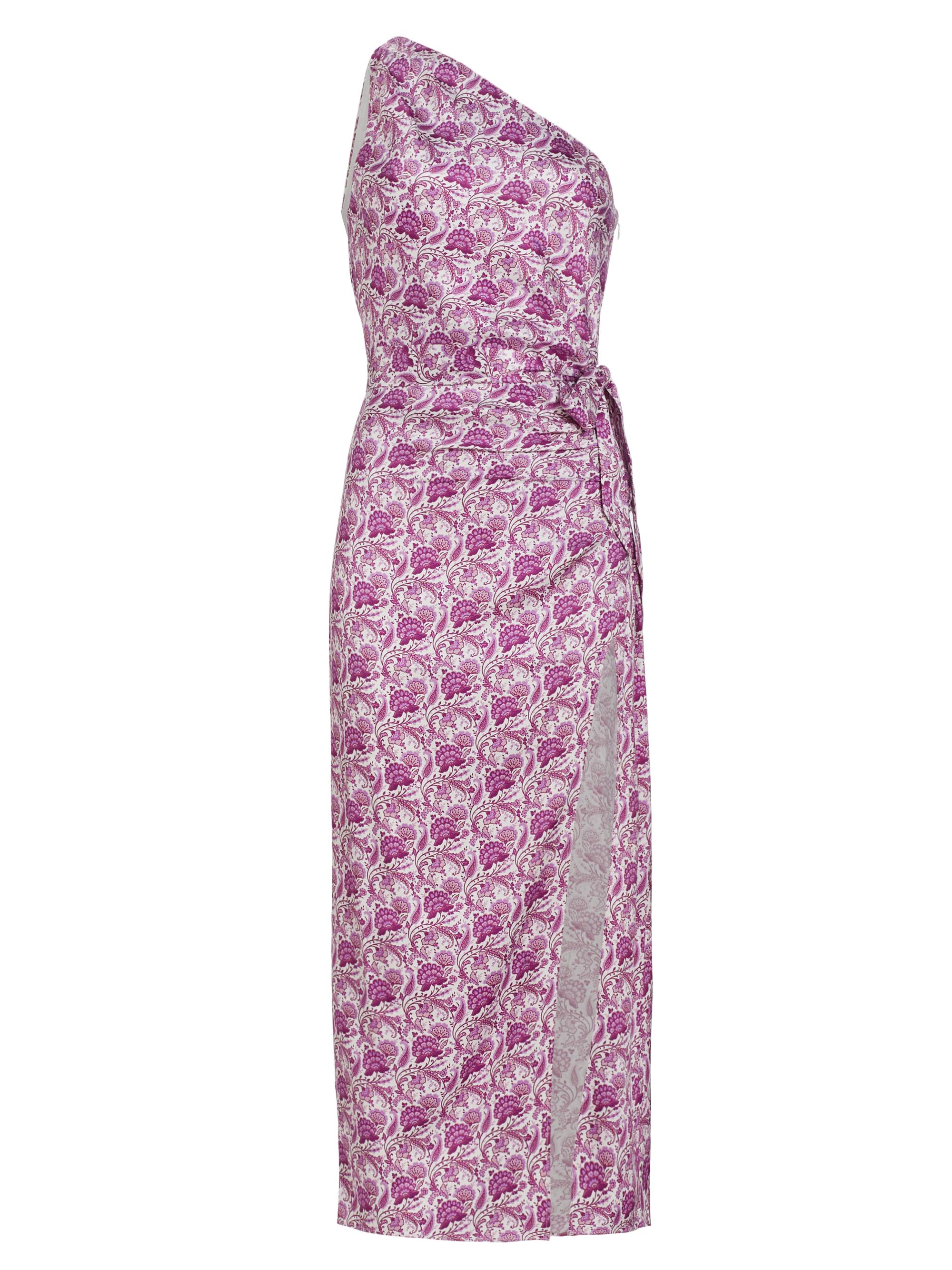 Cami NYC Women's Nanu Paisley One-Shoulder Midi-Dress - Pansy Paisley