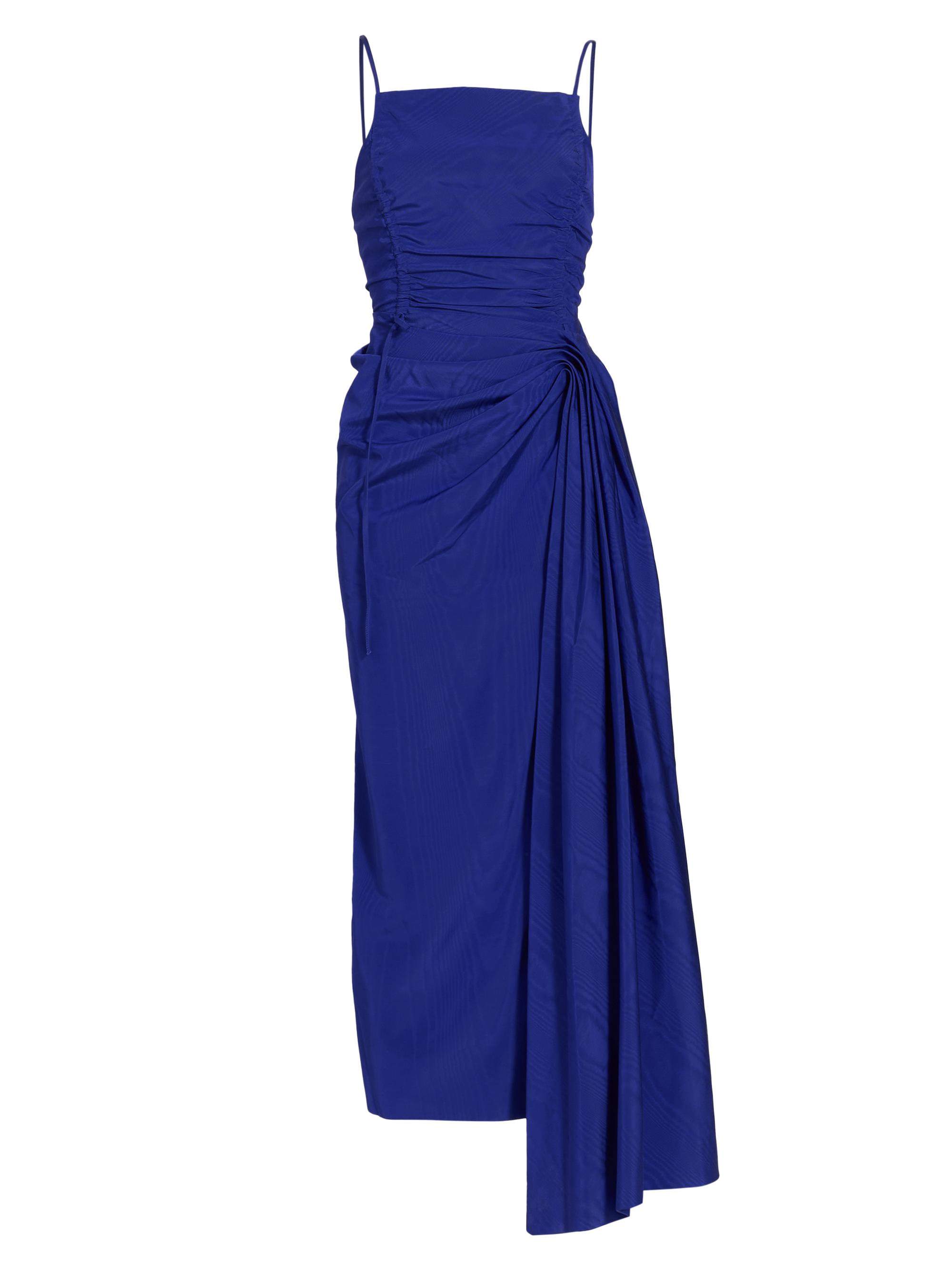 Jason Wu Collection Women's Draped Ruched Midi-Dress - Klein Blue
