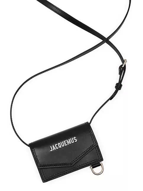 Jacquemus Le Porte Leather Mini Cross-body Bag In Green
