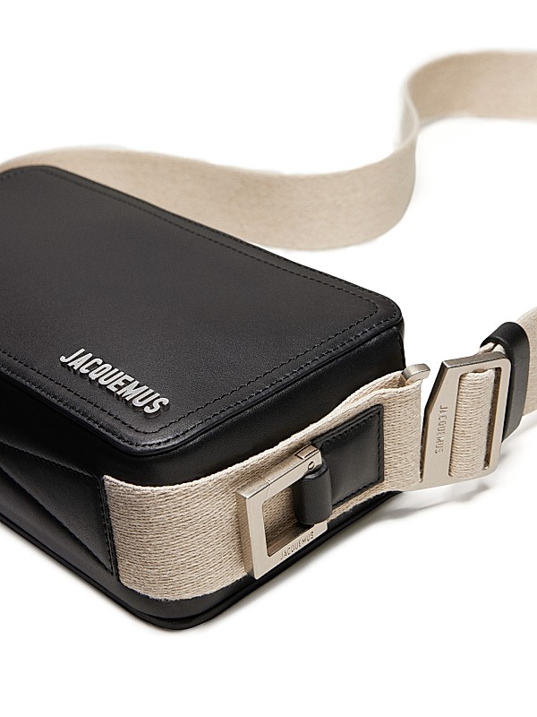 Shop Jacquemus Le Cuerda Leather Horizontal Messenger Bag Shop Jacquemus Le Cuerda Leather Horizontal Messenger Bag