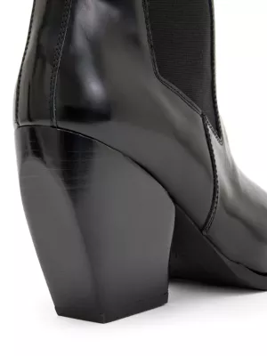 95mm Theo Leather Chelsea Boots