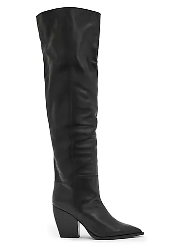 Reina Leather Over-The-Knee Boots