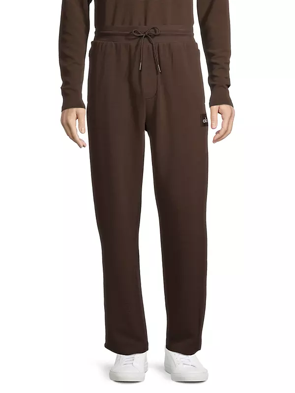ALO Yoga, Pants & Jumpsuits, Alo Yoga Micro Waffle Fireside Sweatpants  Black Small