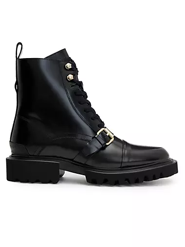 Tori Leather Combat Boots