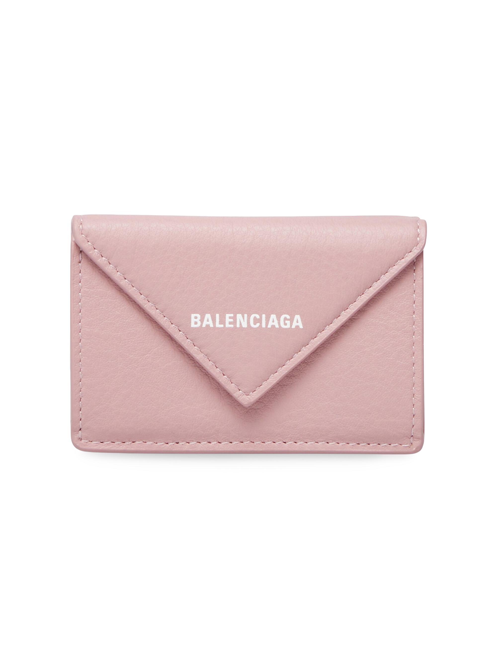Balenciaga Women's Papier Mini Wallet - Pink