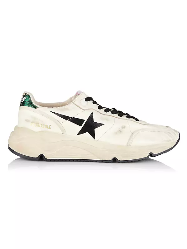 Shop Golden Goose Running Sole Leather & Suede Sneakers | Saks Fifth Avenue