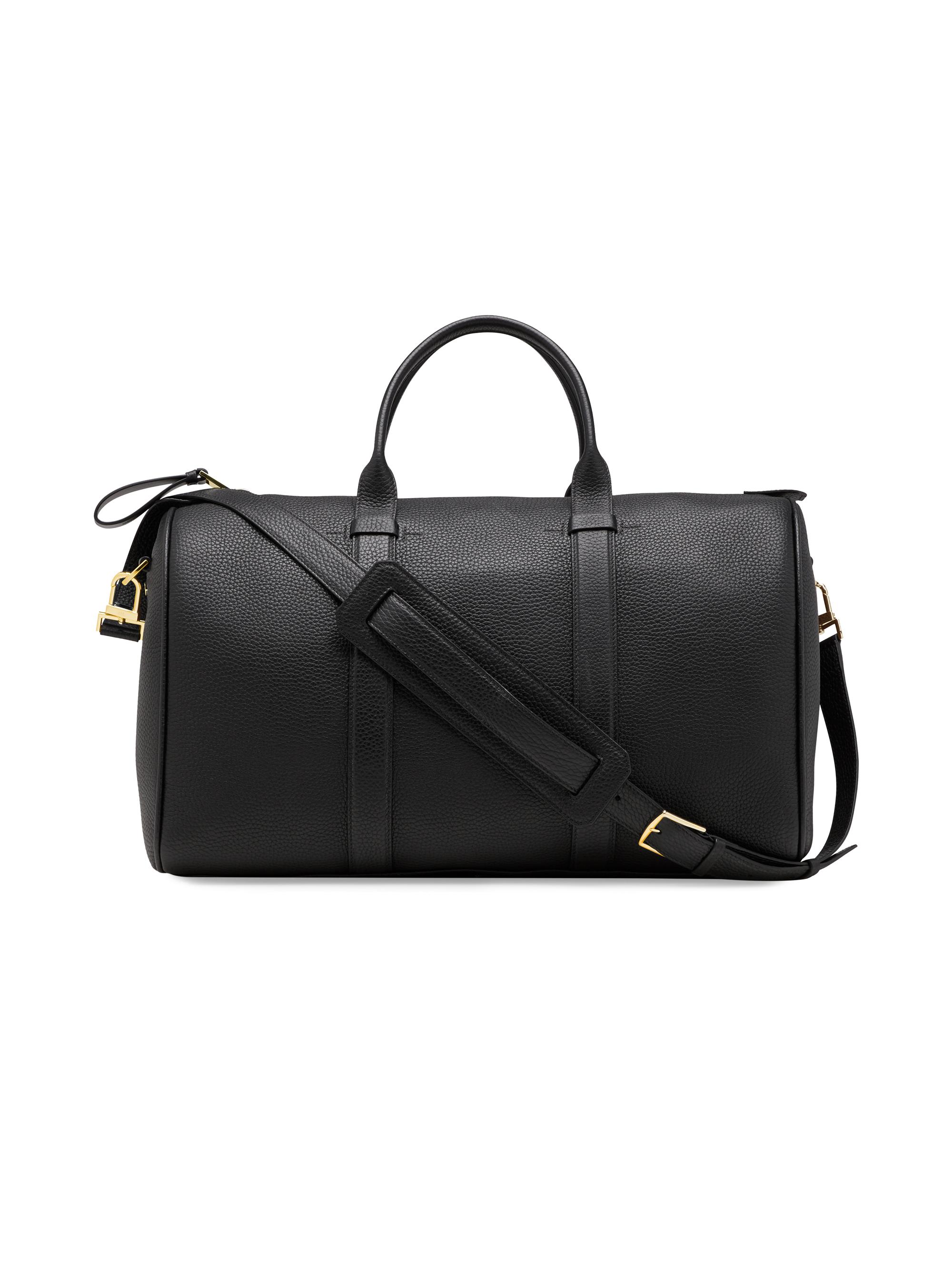 TOM FORD Men's Buckley Holdall Leather Bag - Black
