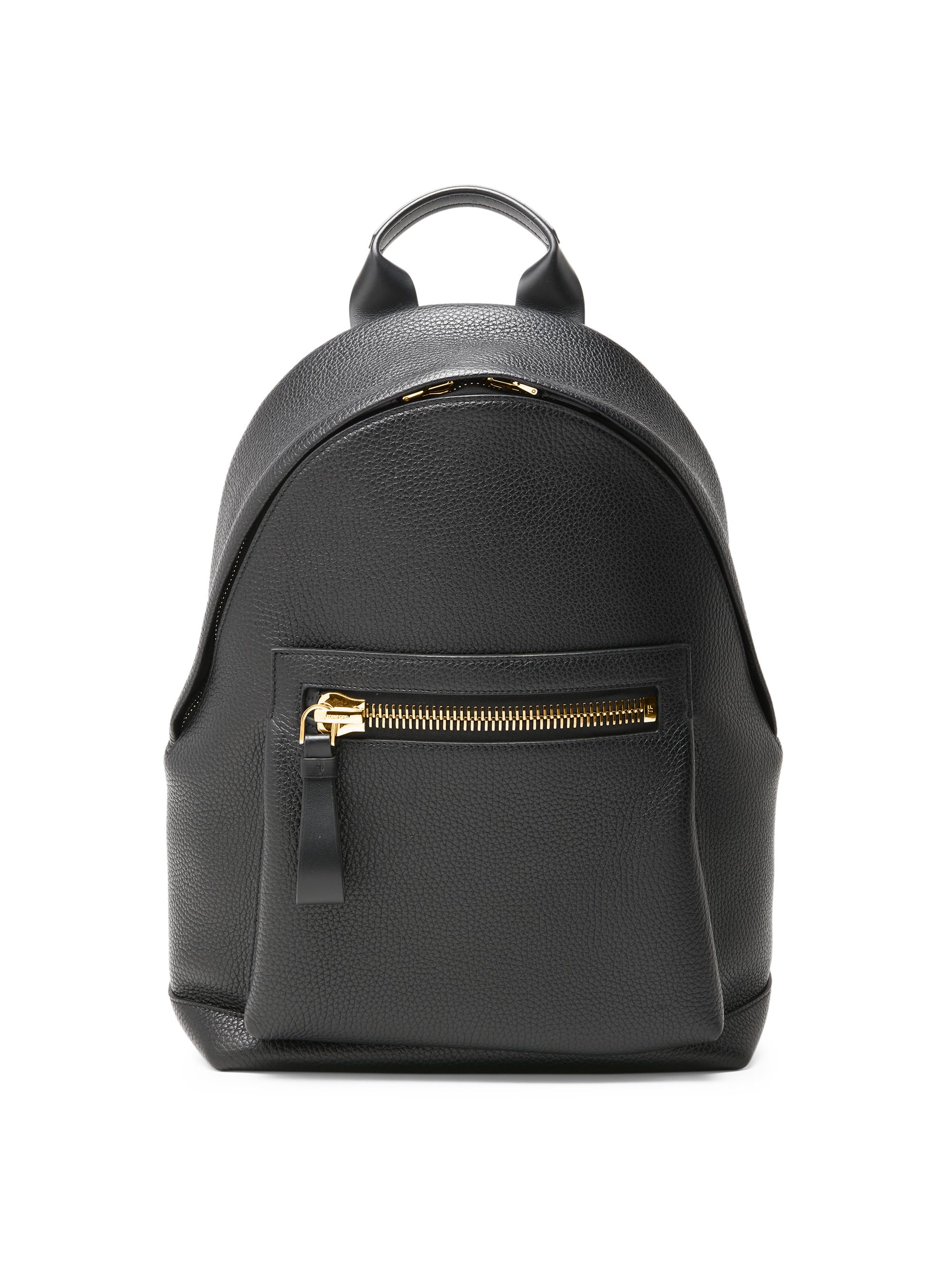 TOM FORD Men's Buckley Leather Backpack - Black