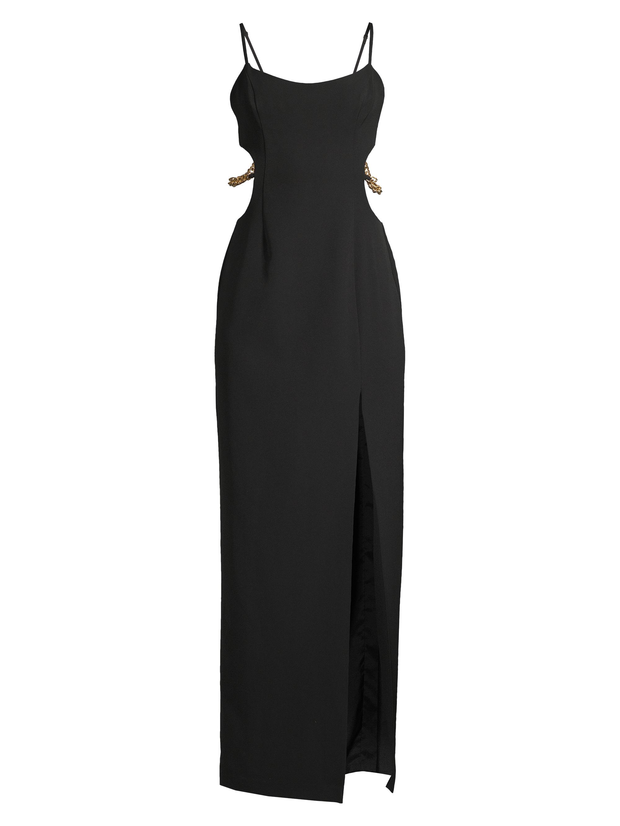 Liv Foster Women's Embellished Crepe Cut-Out Gown - Black