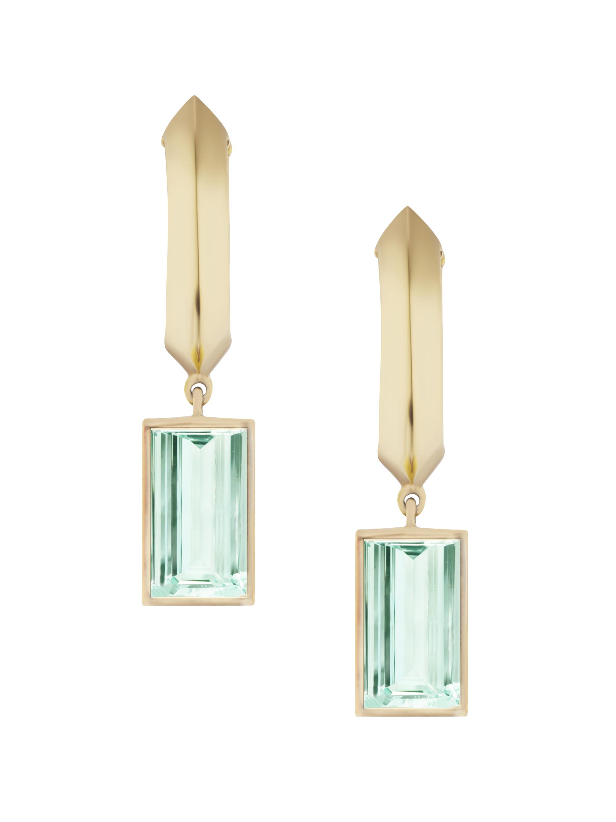 Sorellina Women's Nomad 18K Yellow Gold & Green Beryl Drop Earrings - Green Bery