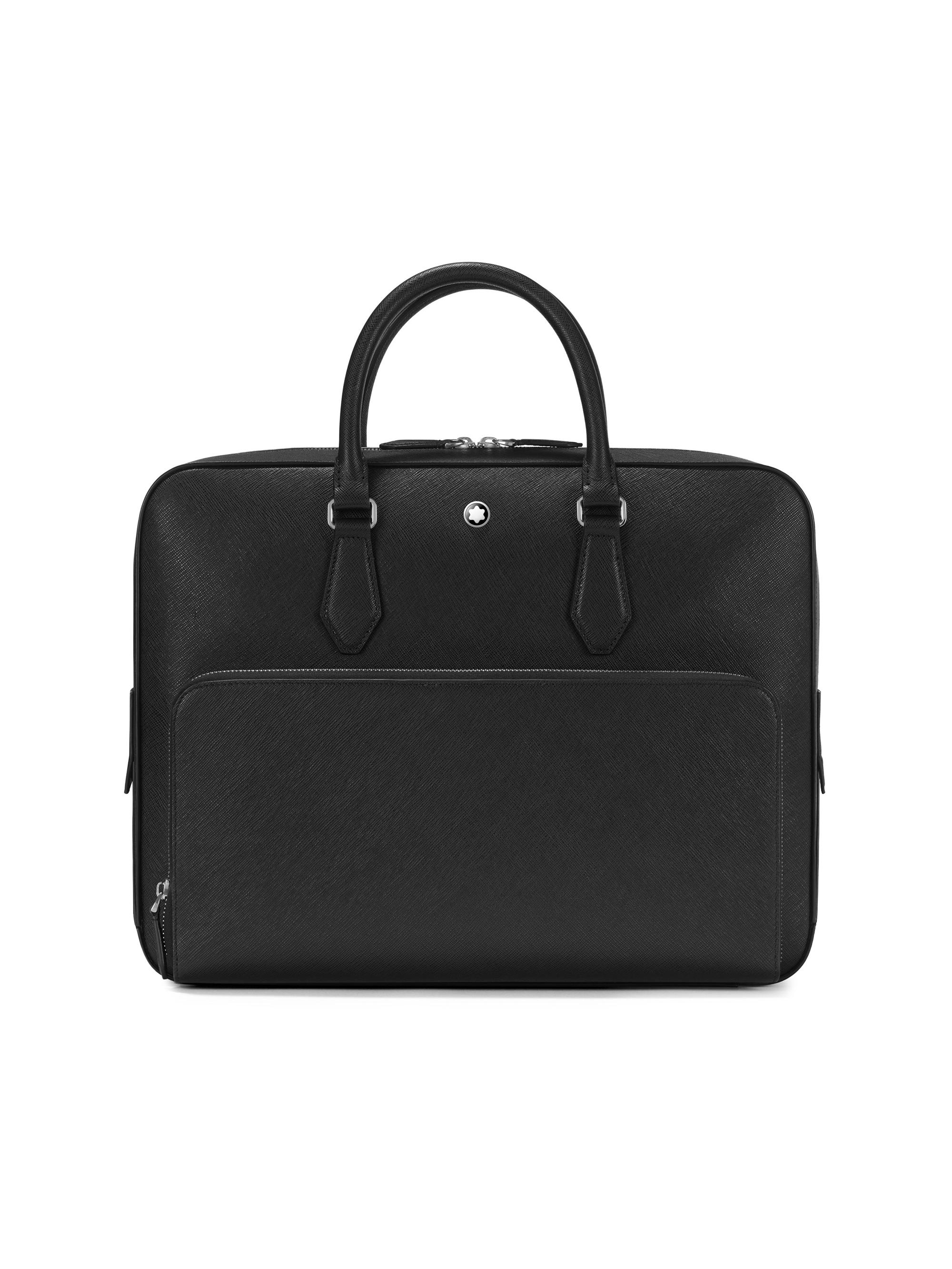 Montblanc Men's  Sartorial Leather Document Case - Black