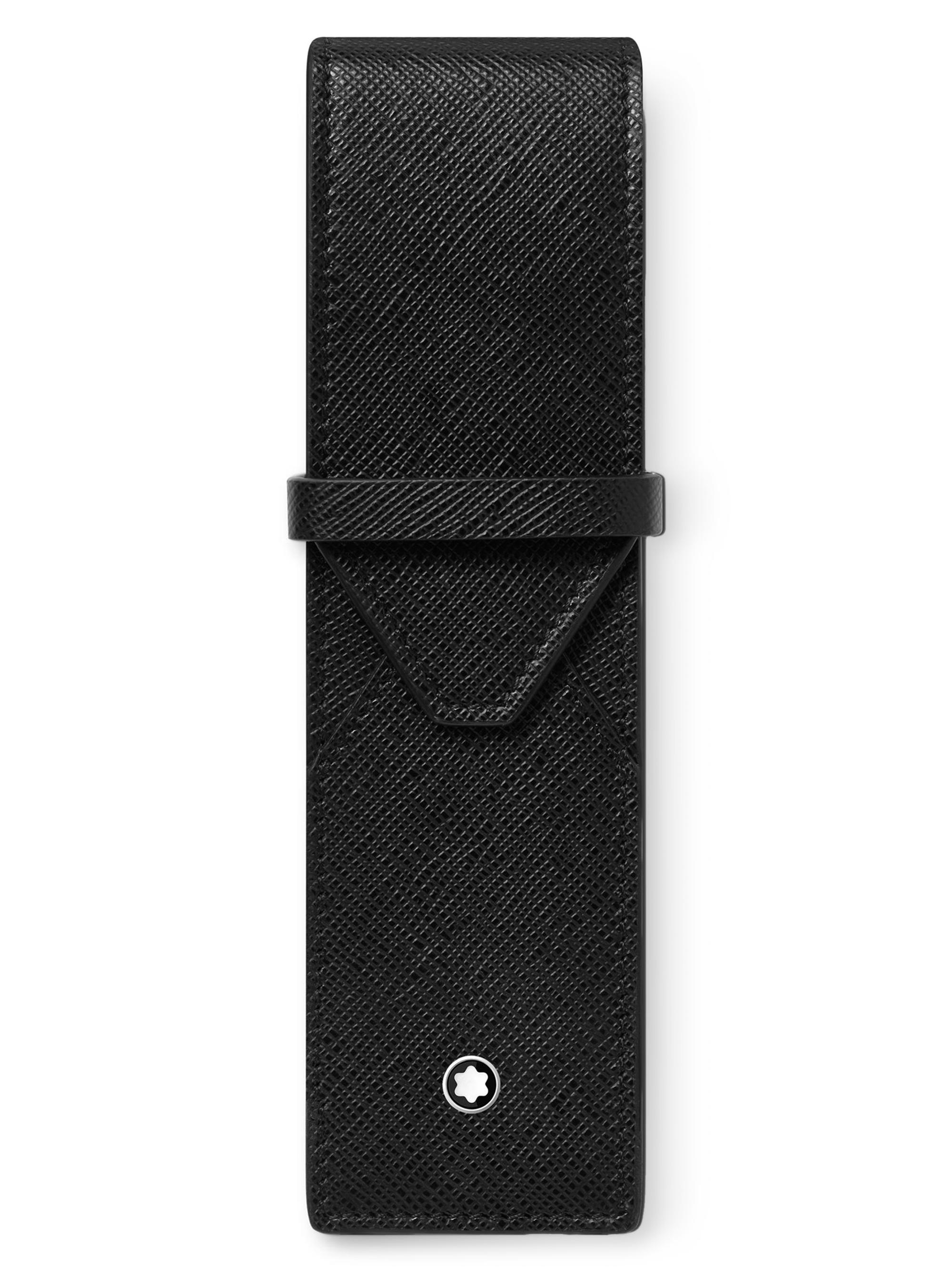 Montblanc Men's Sartorial Leather 2-Pen Pouch - Black