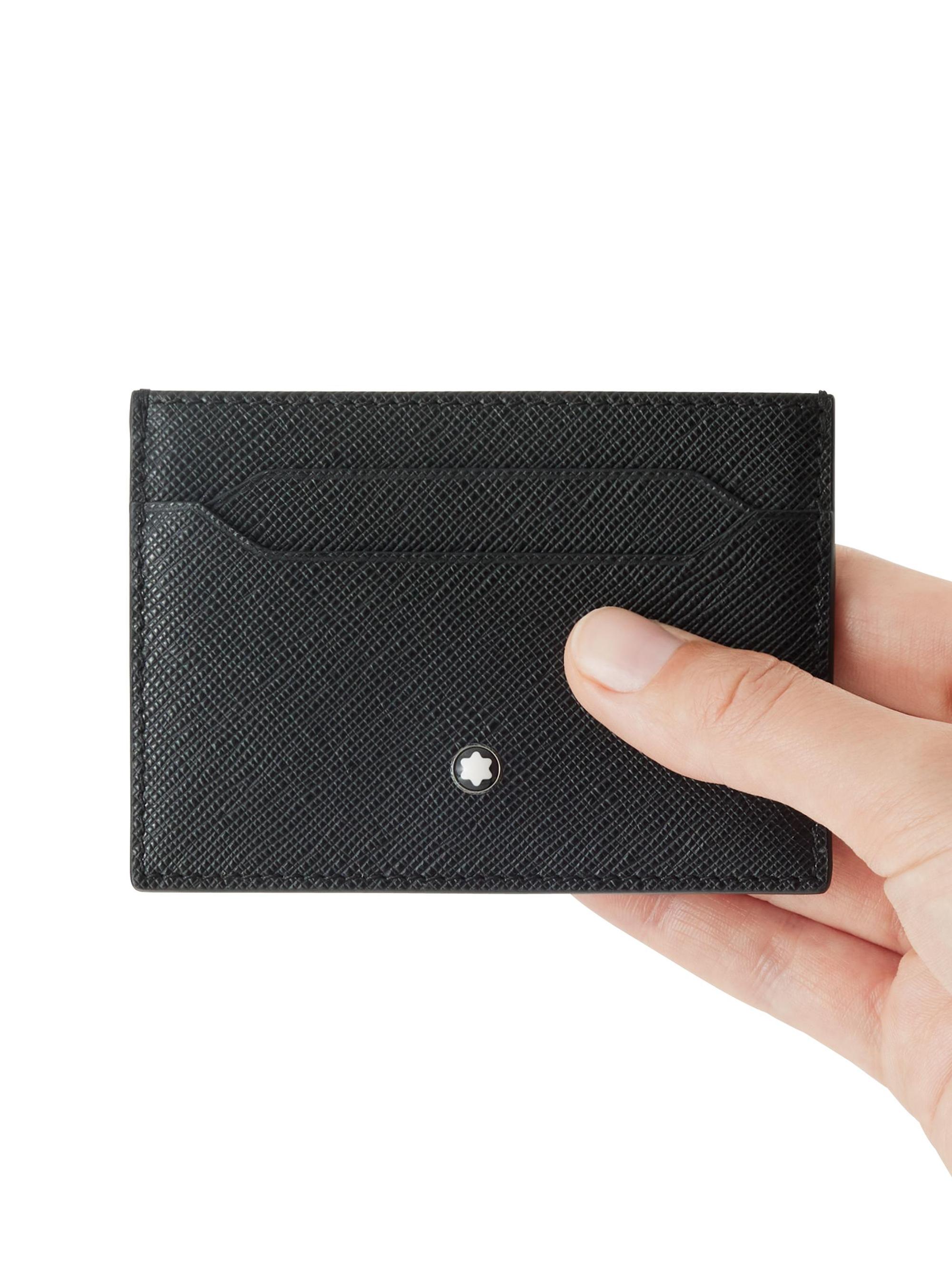 Montblanc Sartorial Leather Card Holder | Saks Fifth Avenue