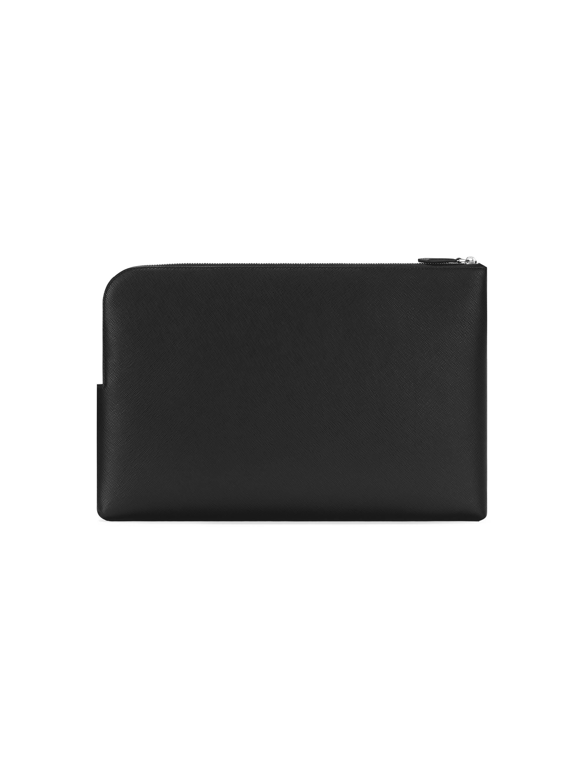 Montblanc Men's Sartorial Leather Laptop Case - Black