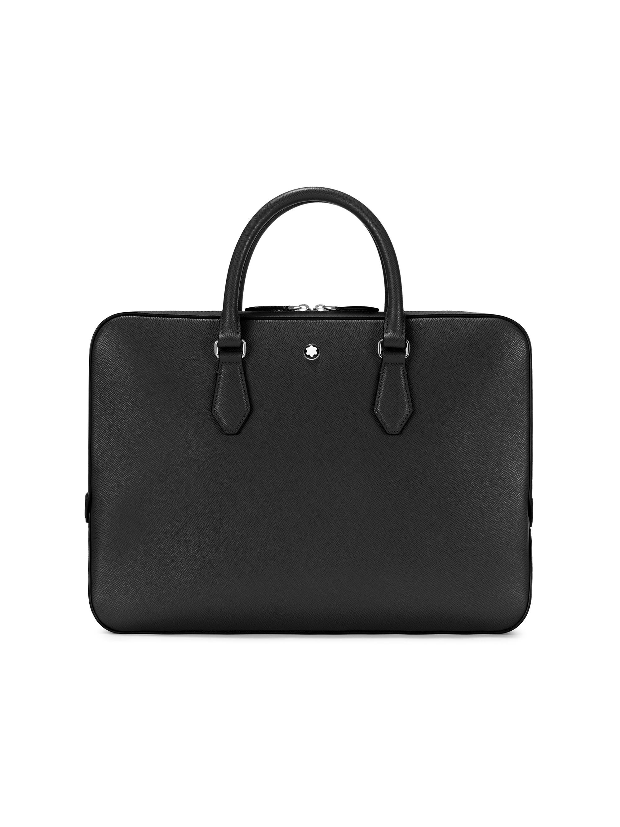 Montblanc Men's Sartorial Leather Document Case - Black