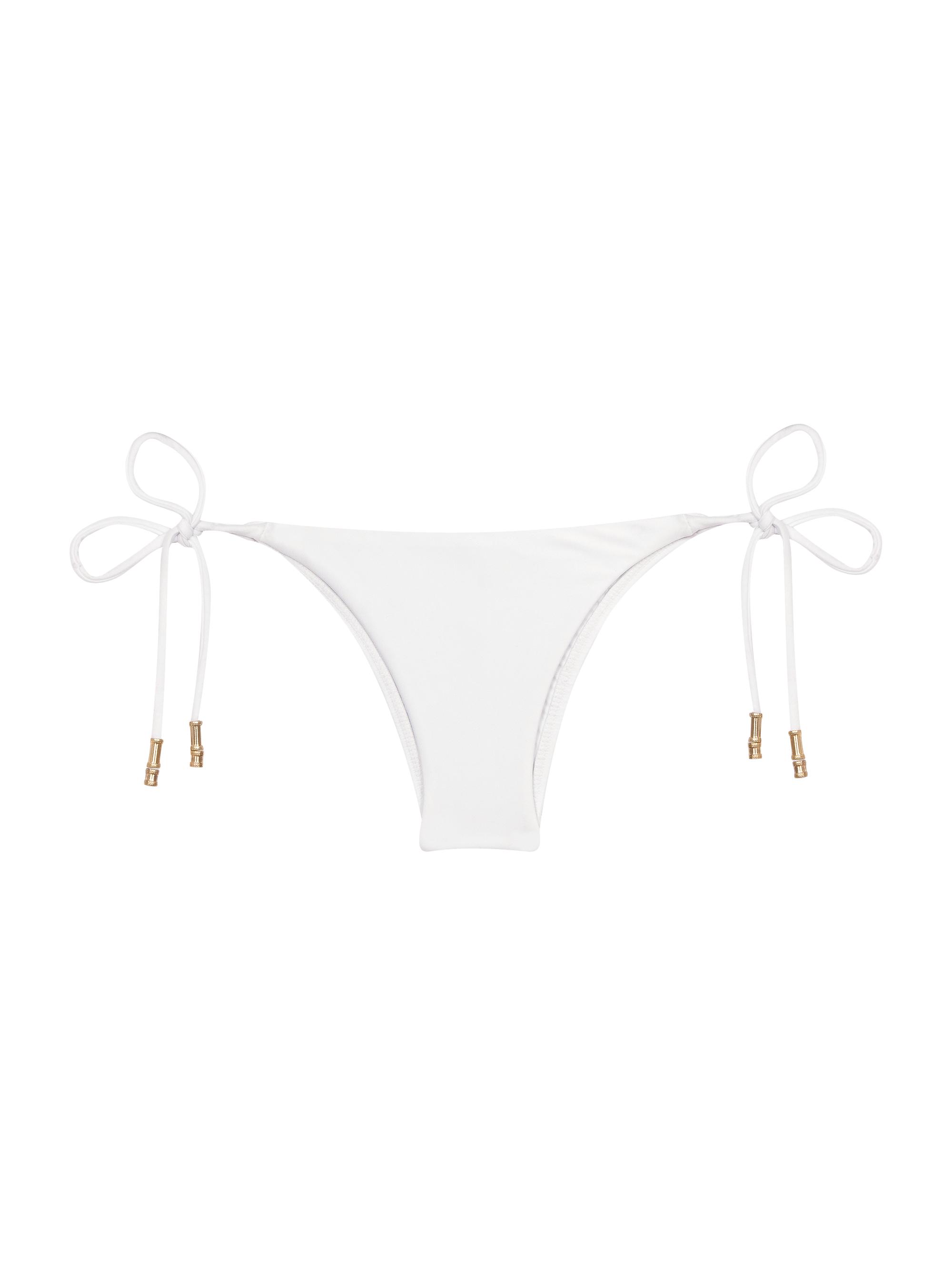 ViX by Paula Hermanny Women's Tie-Side Full Bikini Bottom - White