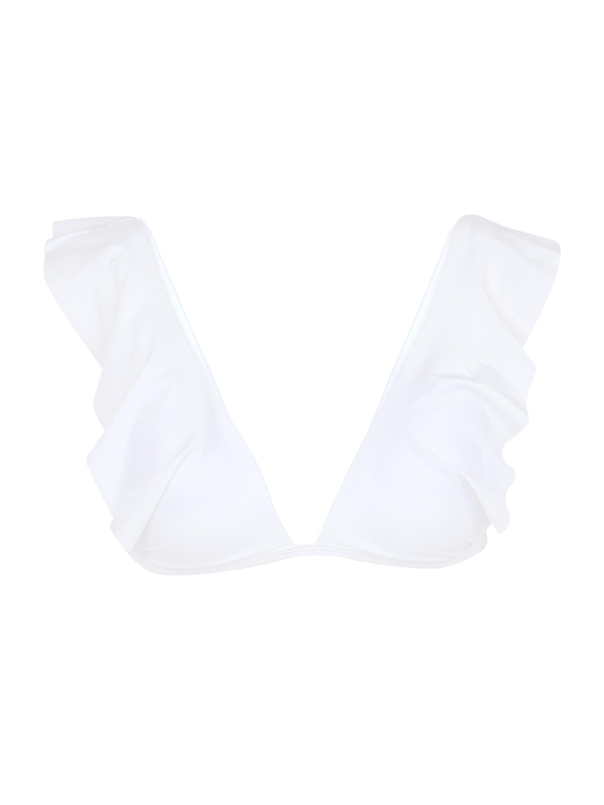 ViX by Paula Hermanny Women's Liz Flutter Bikini Top - White