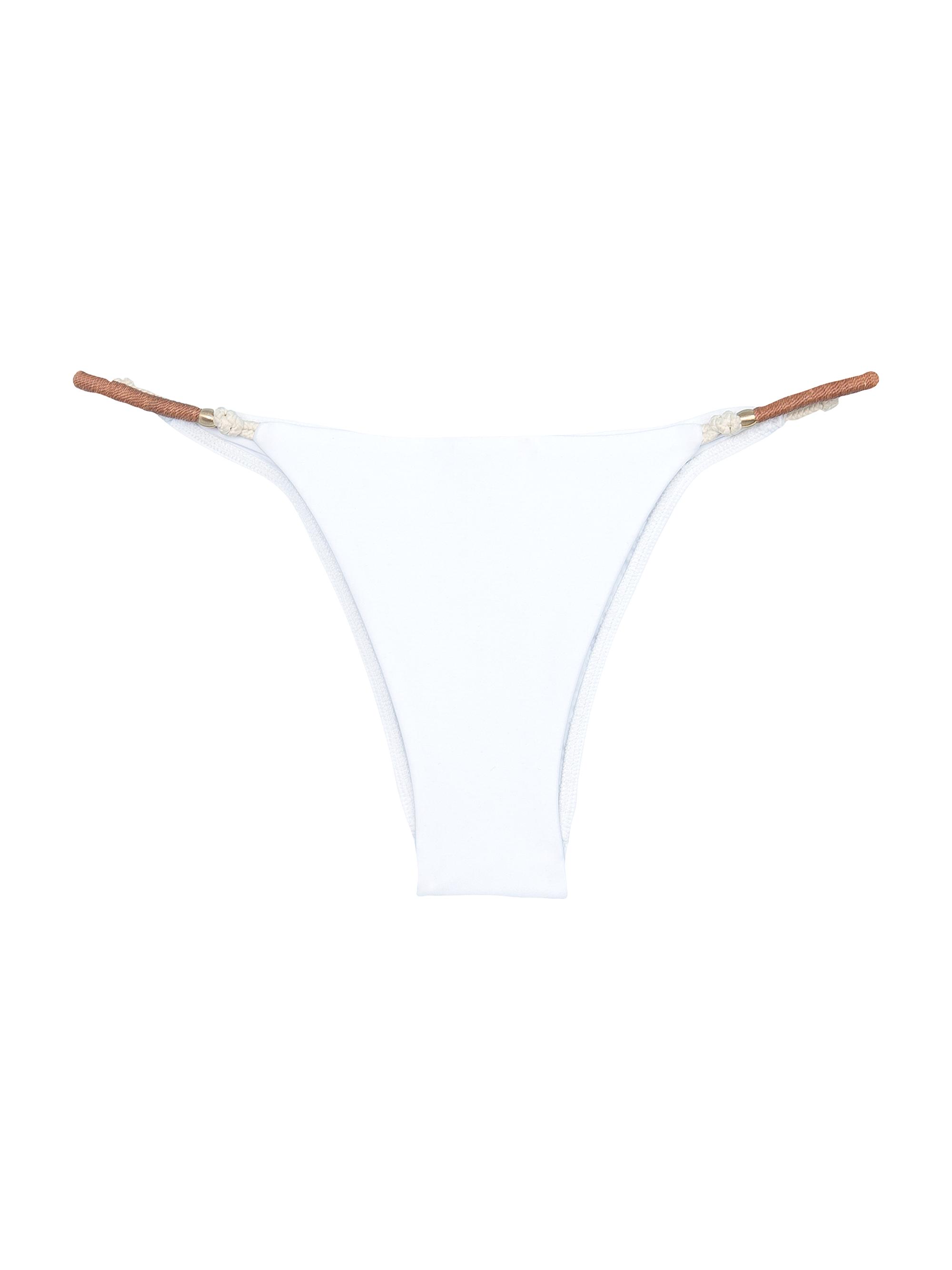 ViX by Paula Hermanny Women's Elis Wrapped Rope Bikini Bottom - White