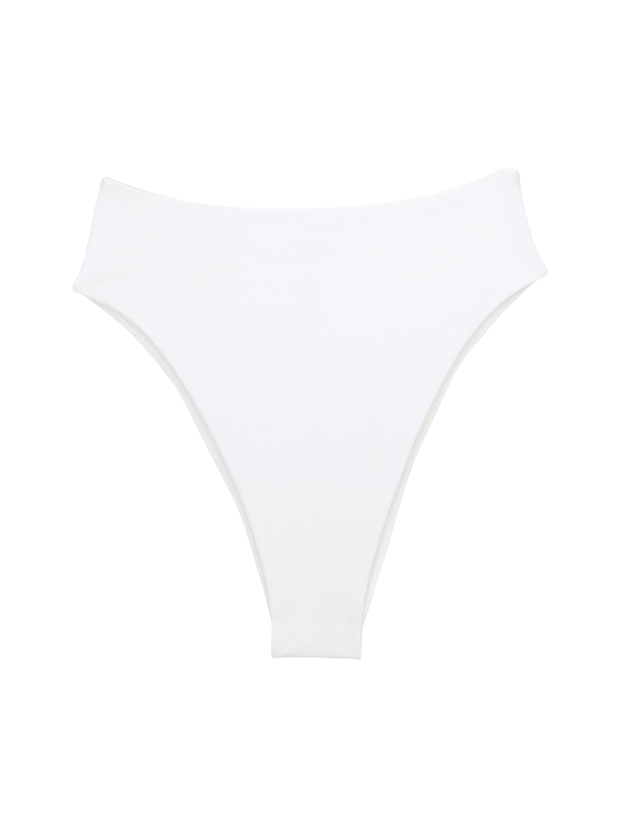 ViX by Paula Hermanny Women's Gigi High-Rise Bikini Bottom - White