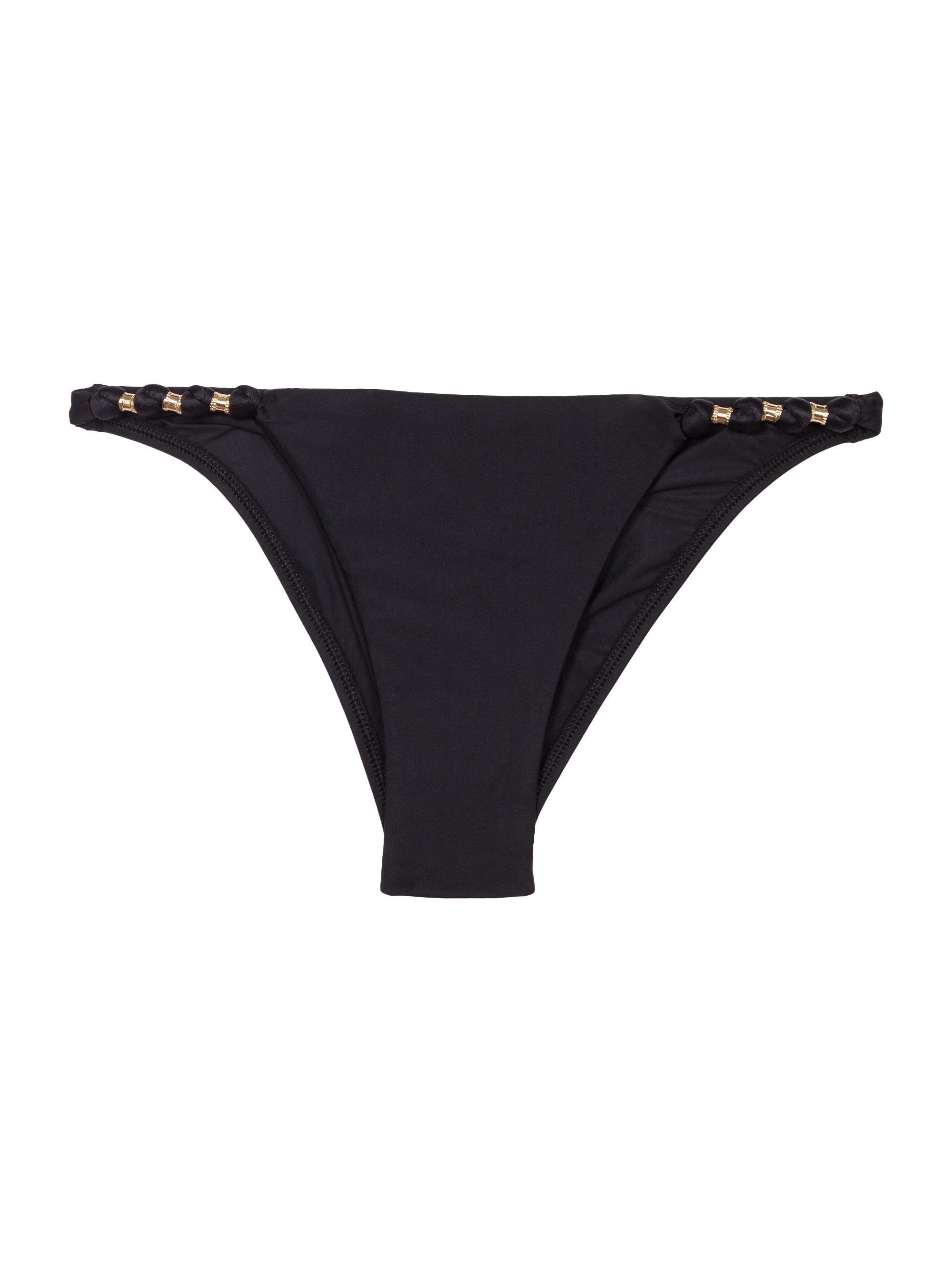 ViX by Paula Hermanny Women's Paula Full-Coverage Knotted Bikini Bottom - Black