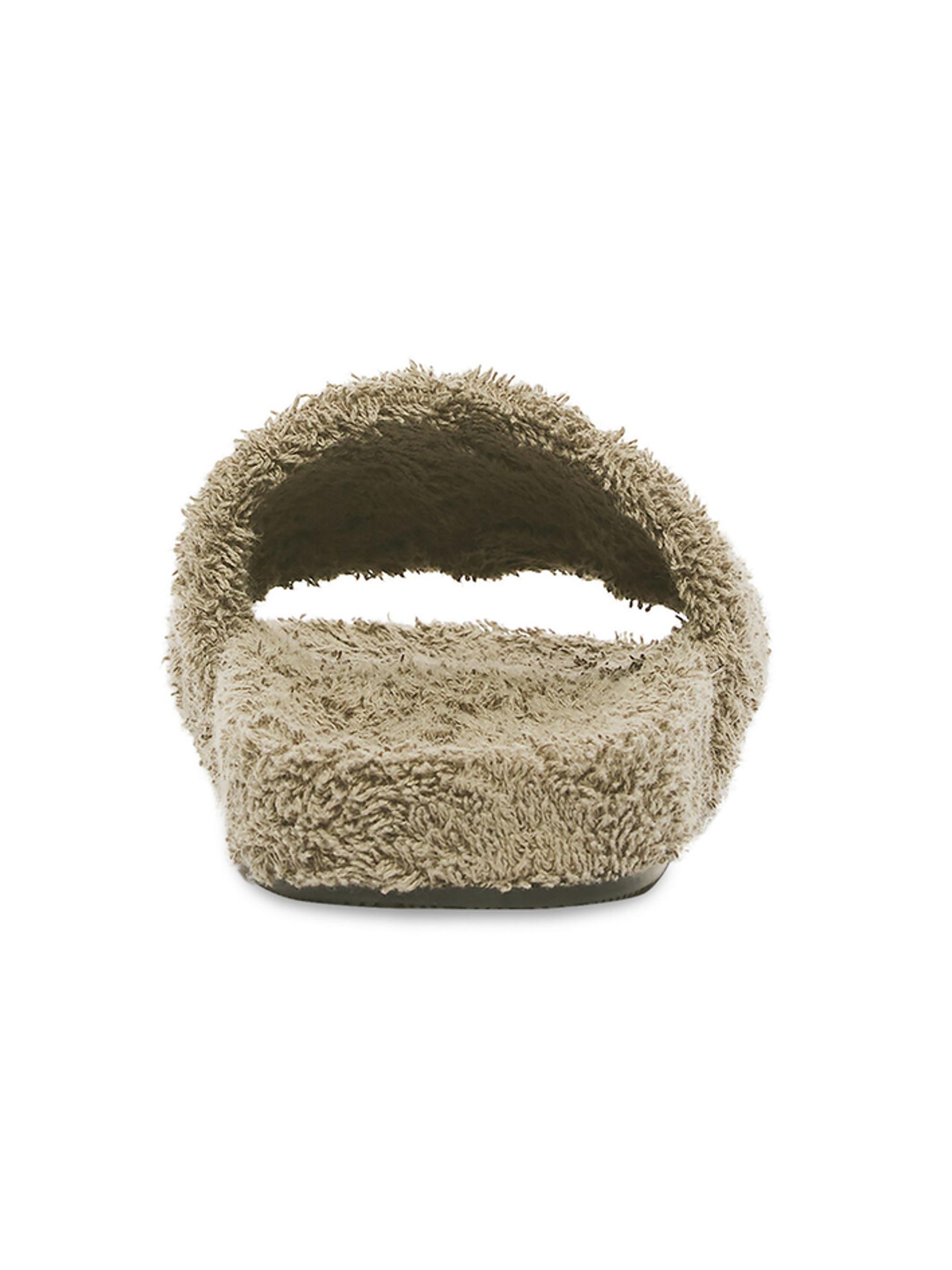 Balenciaga Furry Slide Sandals in Soft Towel | Saks Fifth Avenue