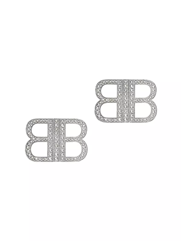 Shop Balenciaga Bb 2.0 Earrings